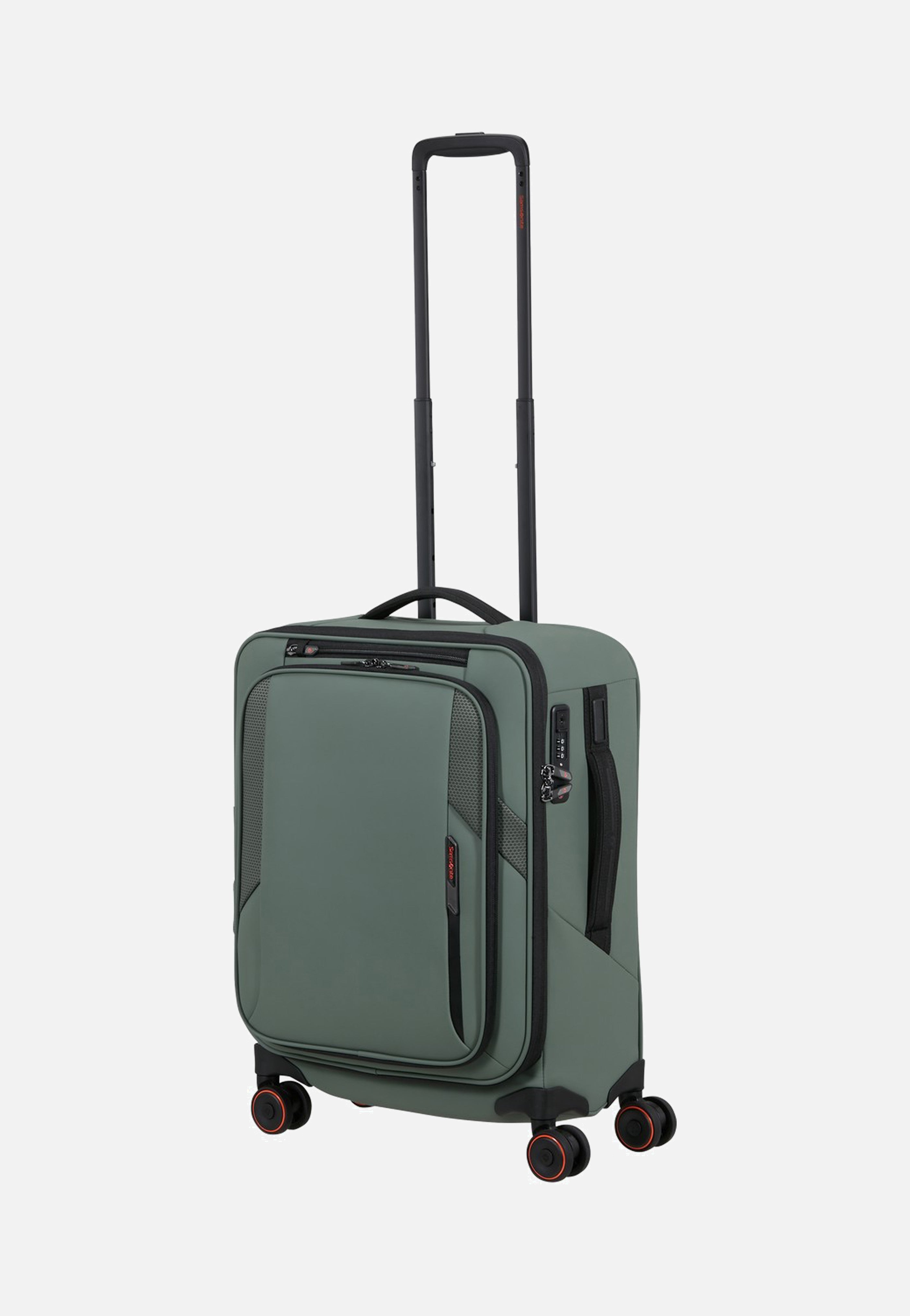 Samsonite Glazed Spinner 55/20 Exp Sage Green Suitcase