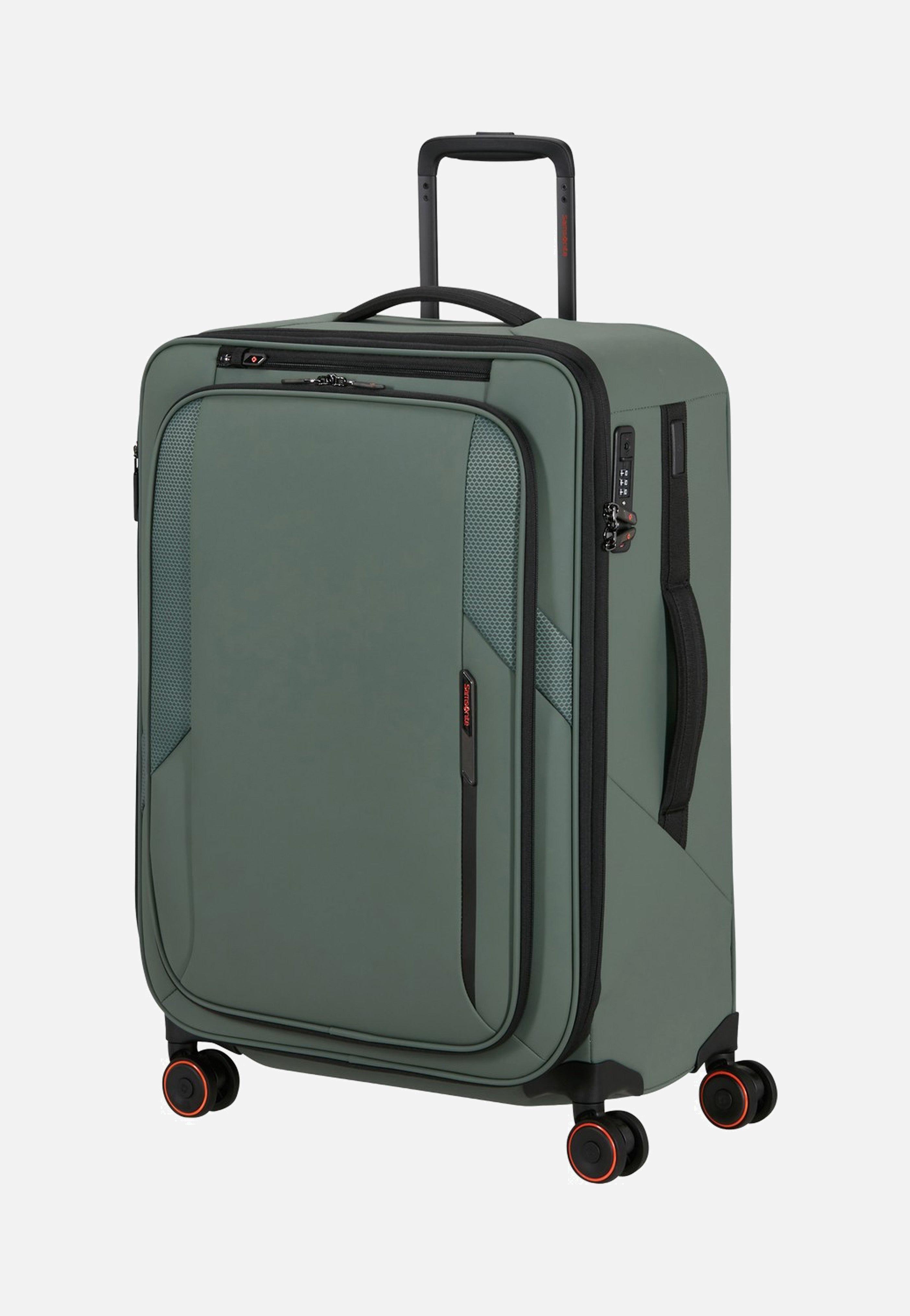 Samsonite Glazed Spinner 67/24 Exp Sage Green Suitcase