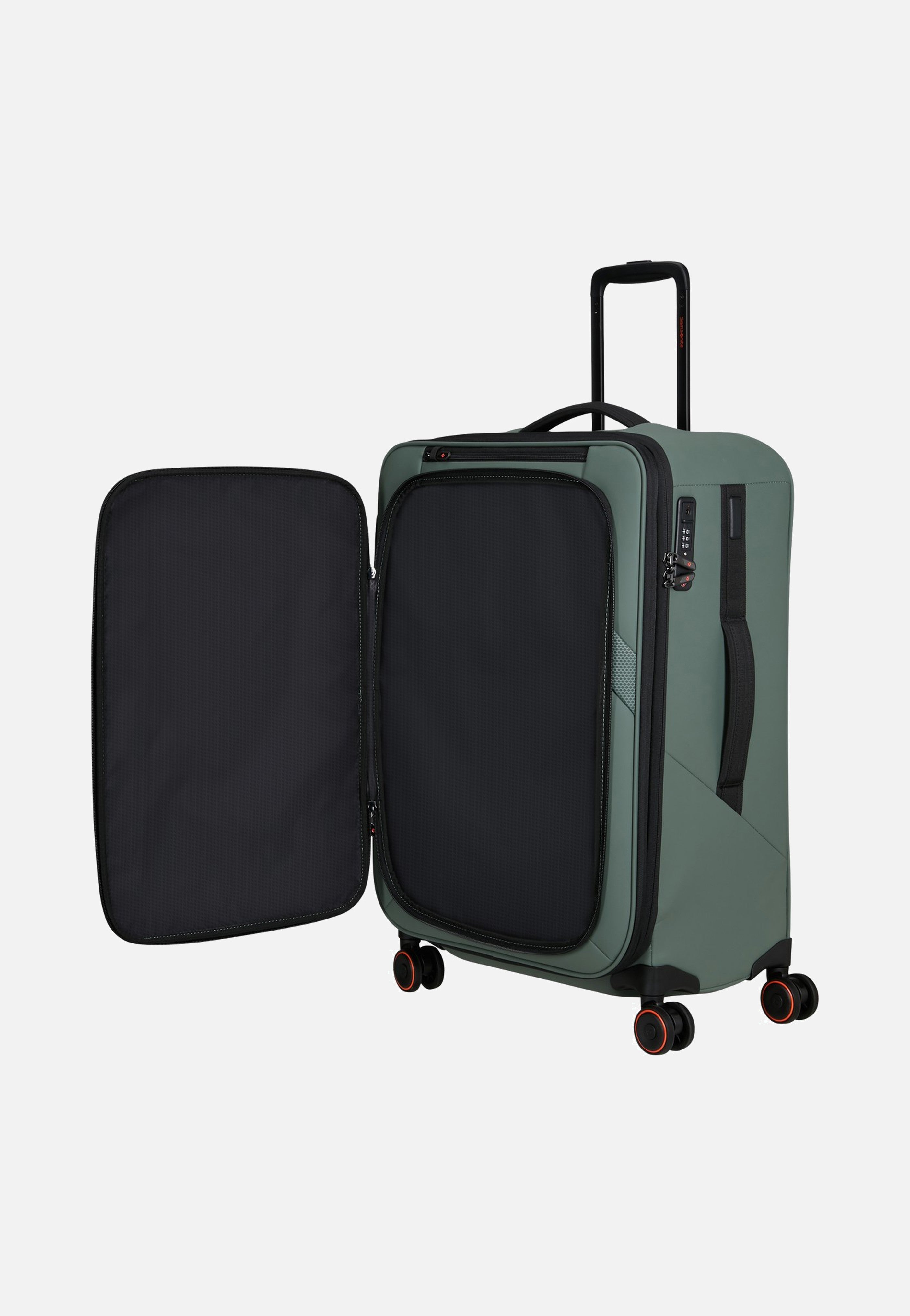 Samsonite Glazed Spinner 67/24 Exp Sage Green Suitcase