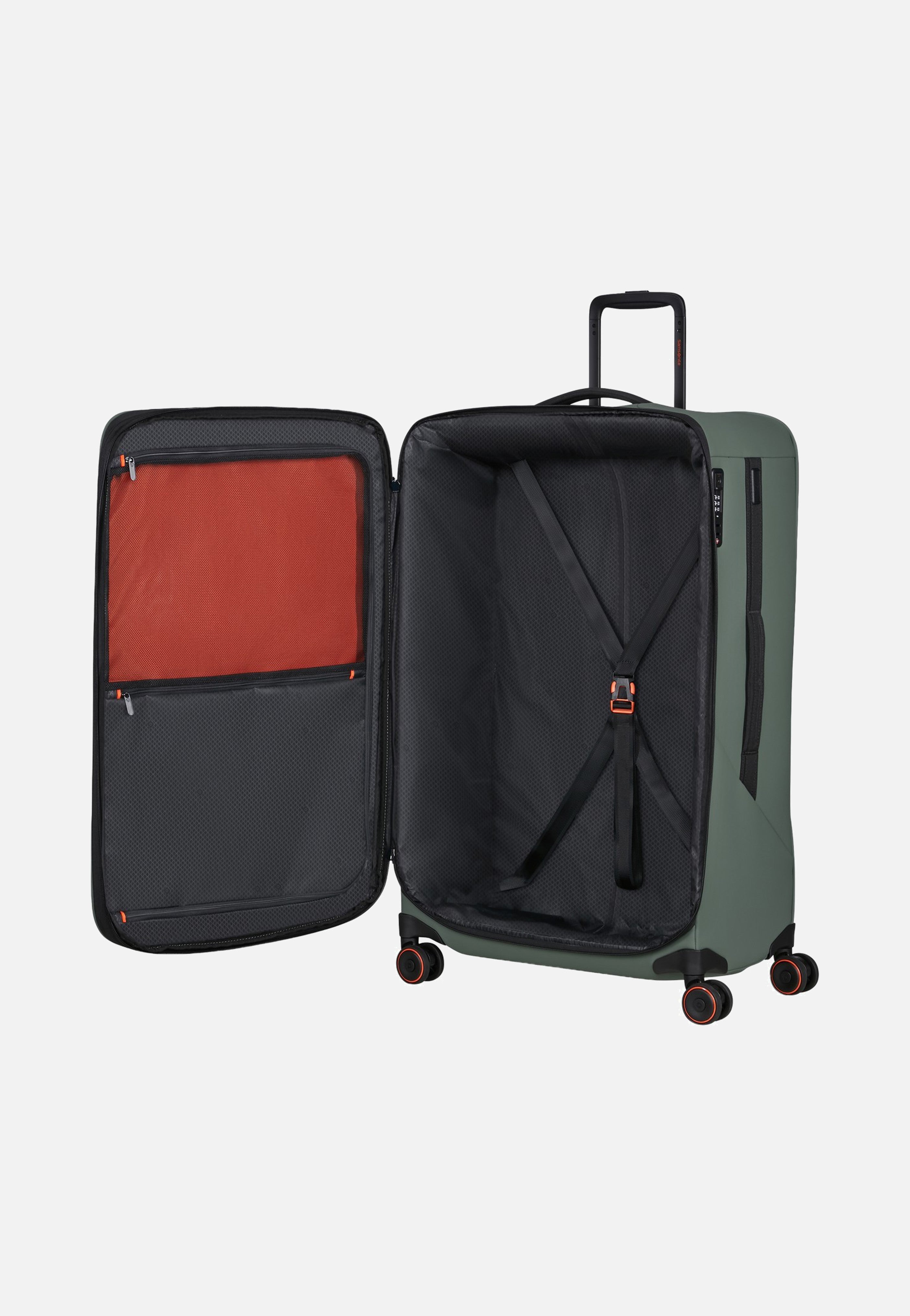 Samsonite Glazed Spinner 78/29 Exp Sage Green Suitcase