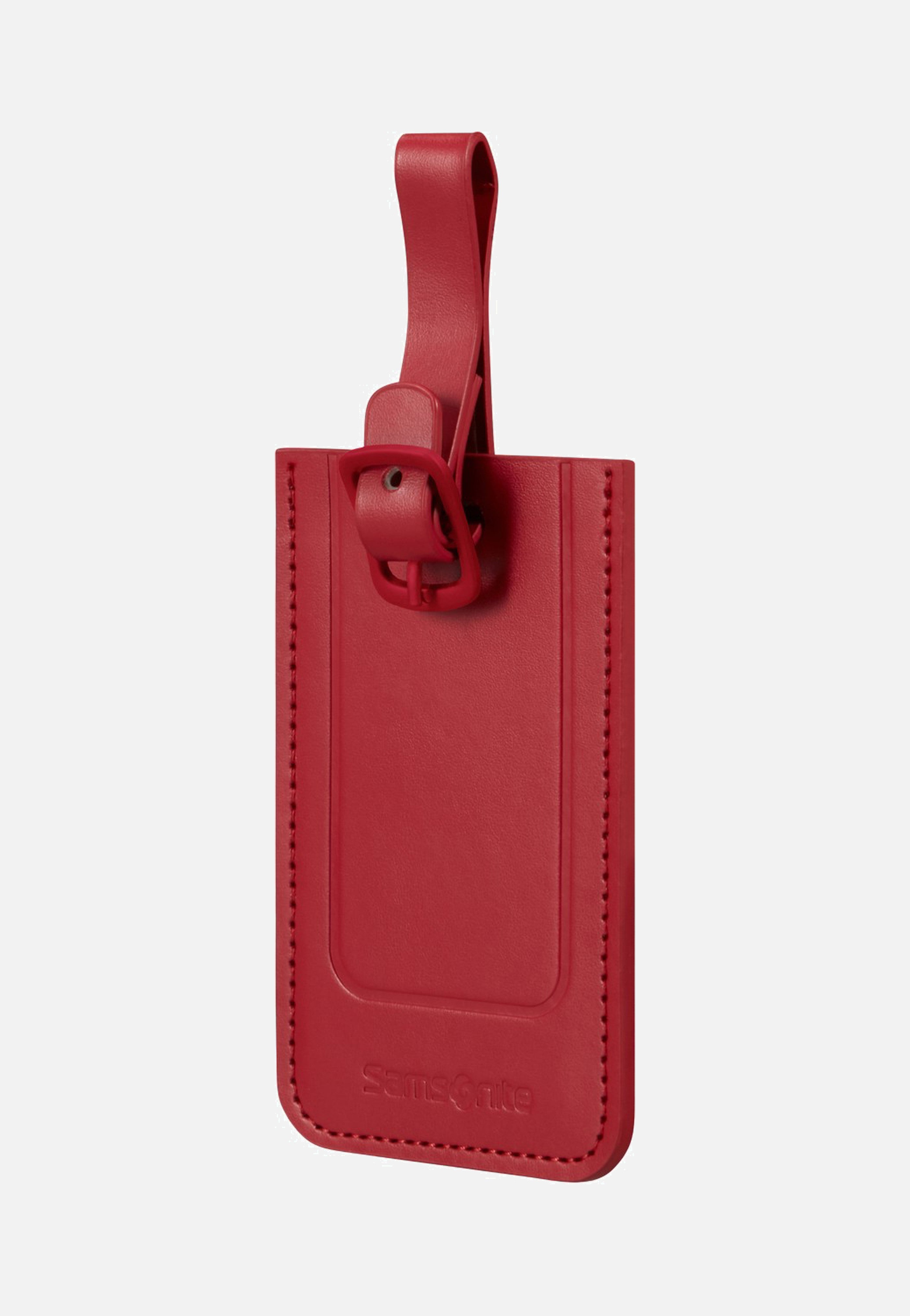 Samsonite Rectangle Luggage Tag Pack Of 2 Red Luggage Tag