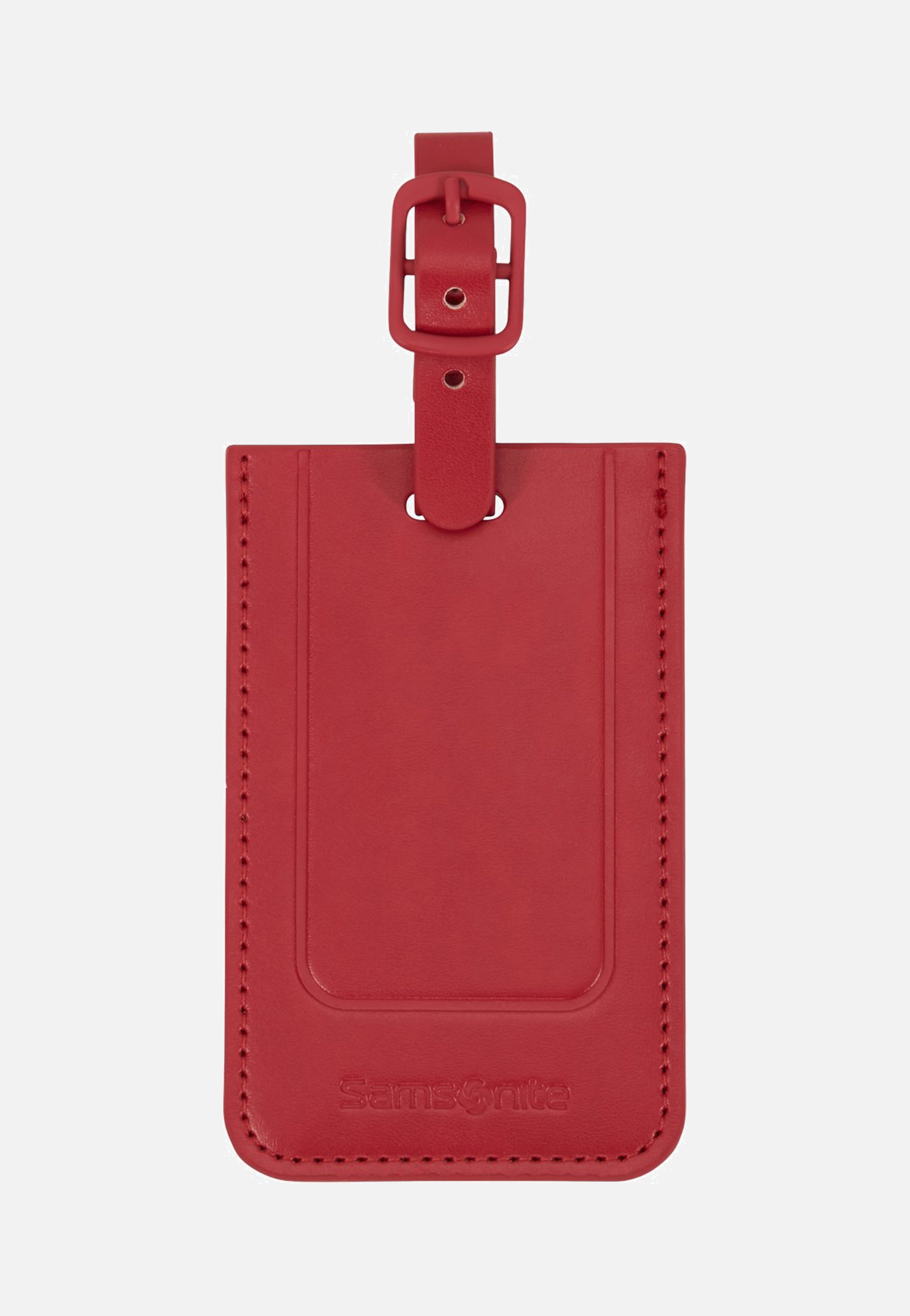 Samsonite Rectangle Luggage Tag Pack Of 2 Red Luggage Tag