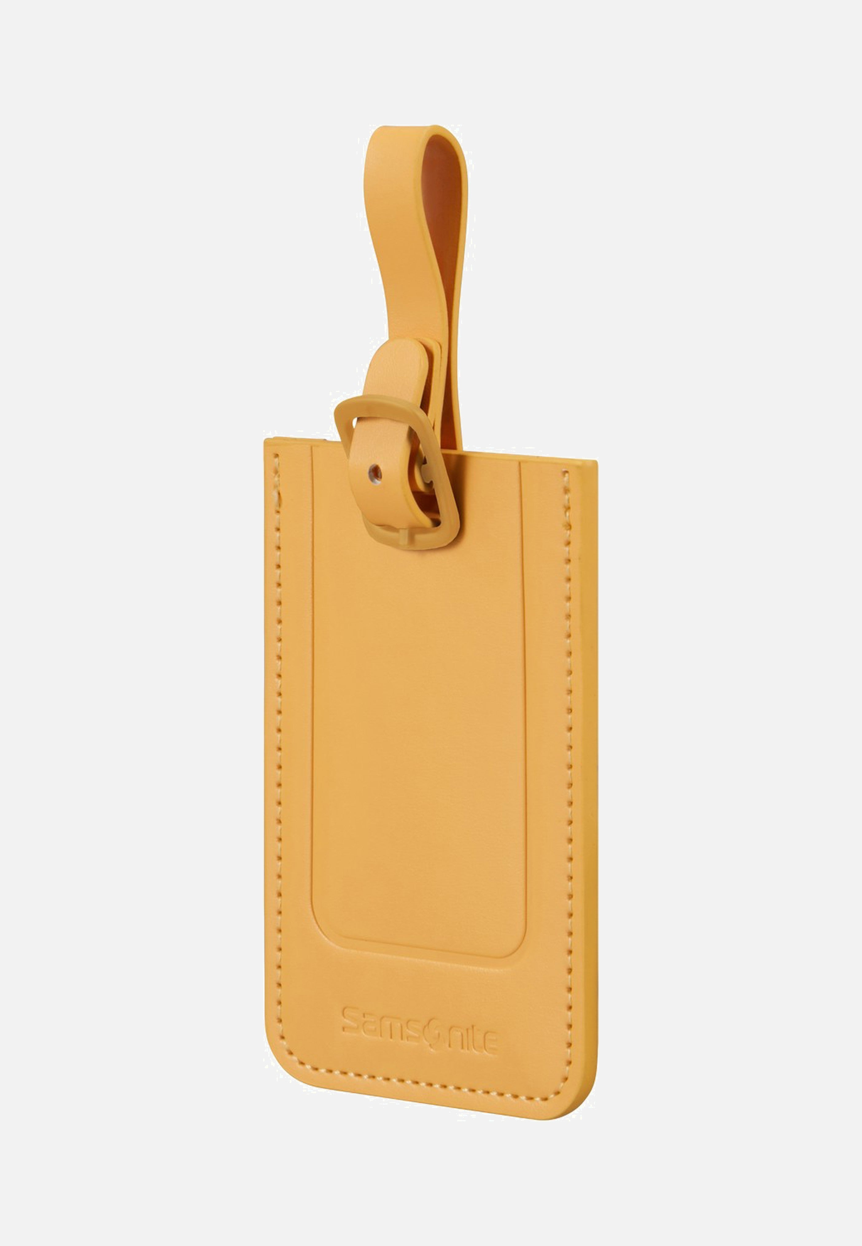 Samsonite Rectangle Luggage Tag Pack Of 2 Yellow Luggage Tag
