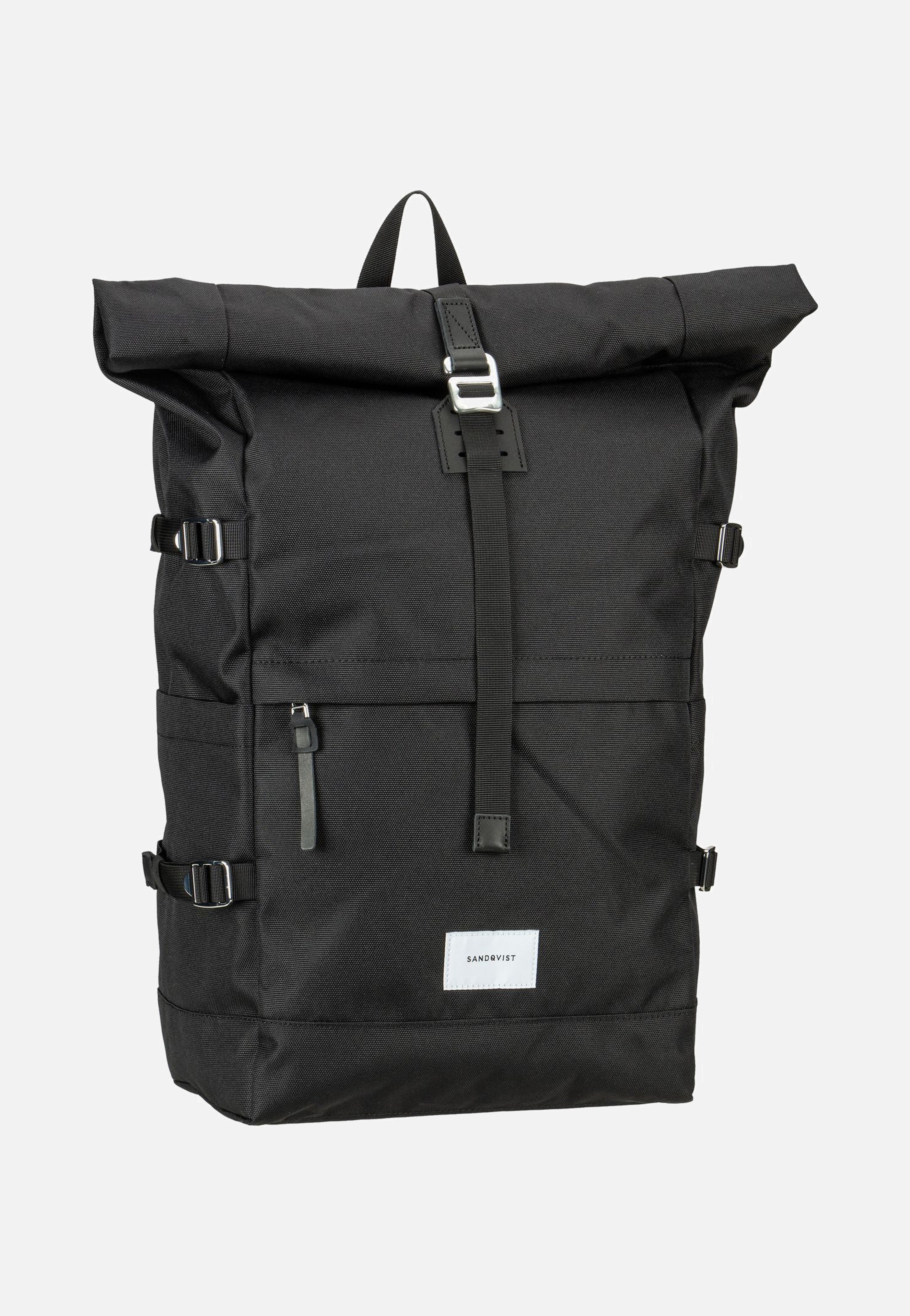 Sandqvist - Bernt Black - Rolltop Backpack | Neutral-Image