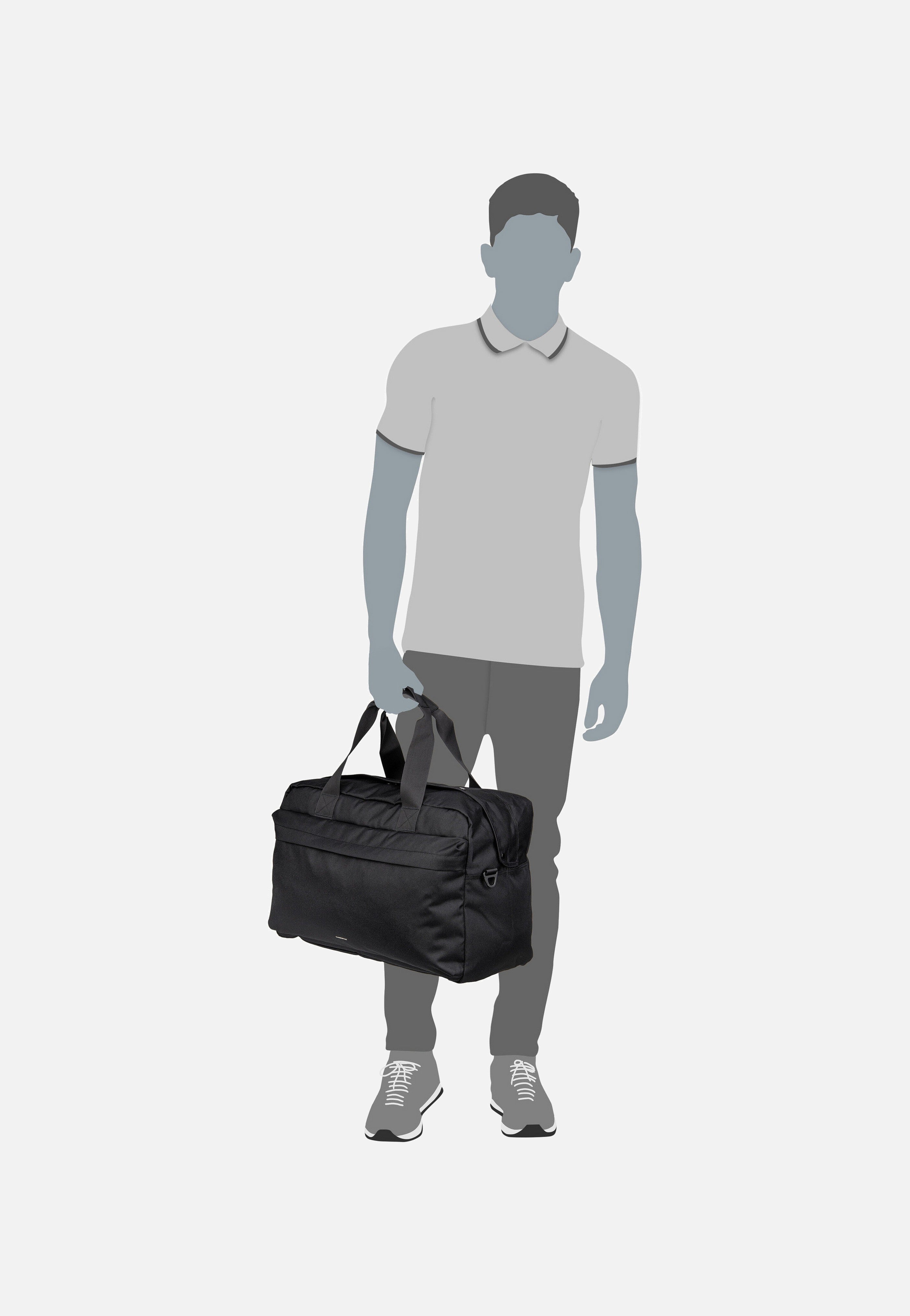 Sandqvist - Go Wknd L Black - Weekender | Men-Image