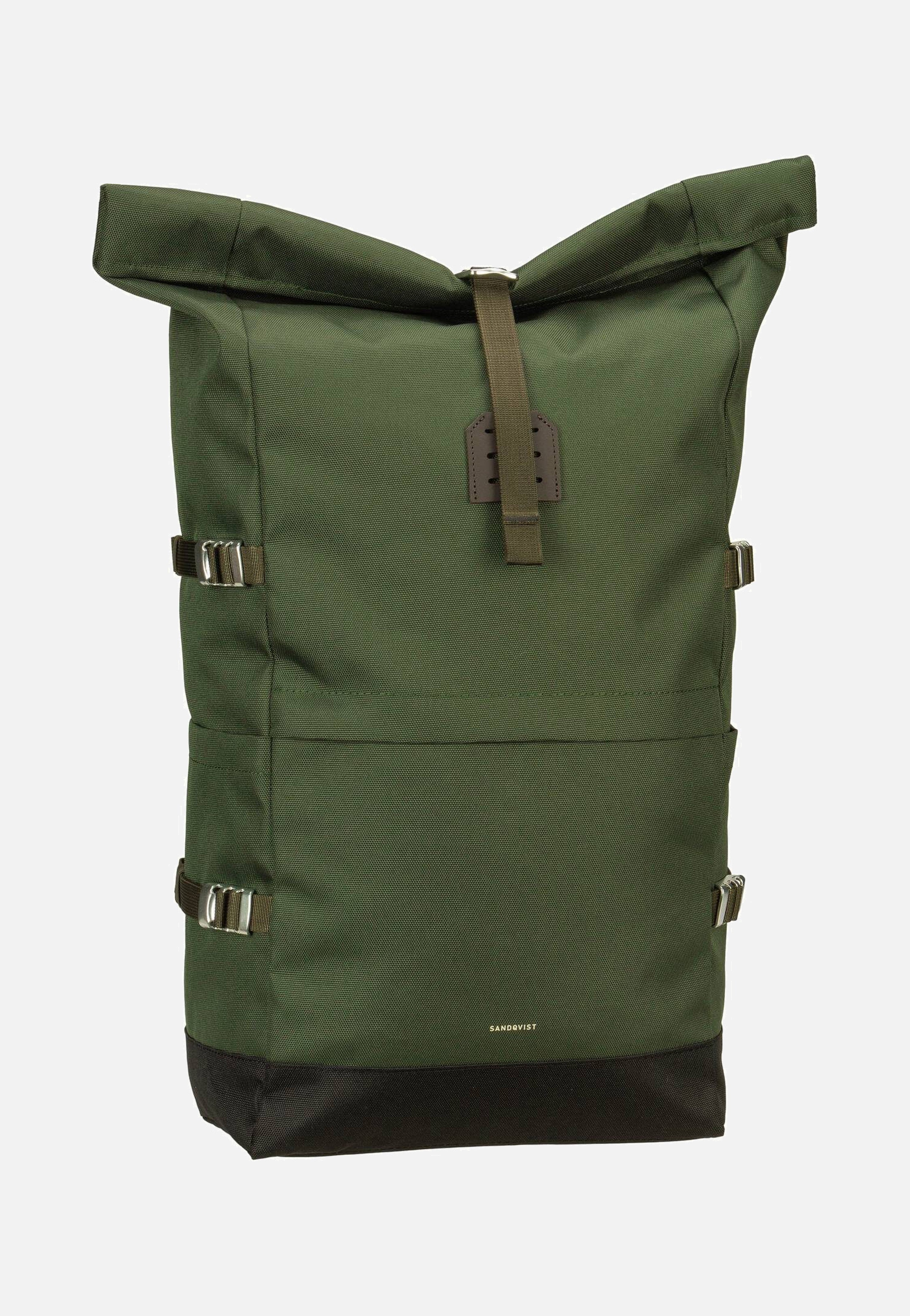 Sandqvist Icon BP L Dawn Green Rolltop Rucksack