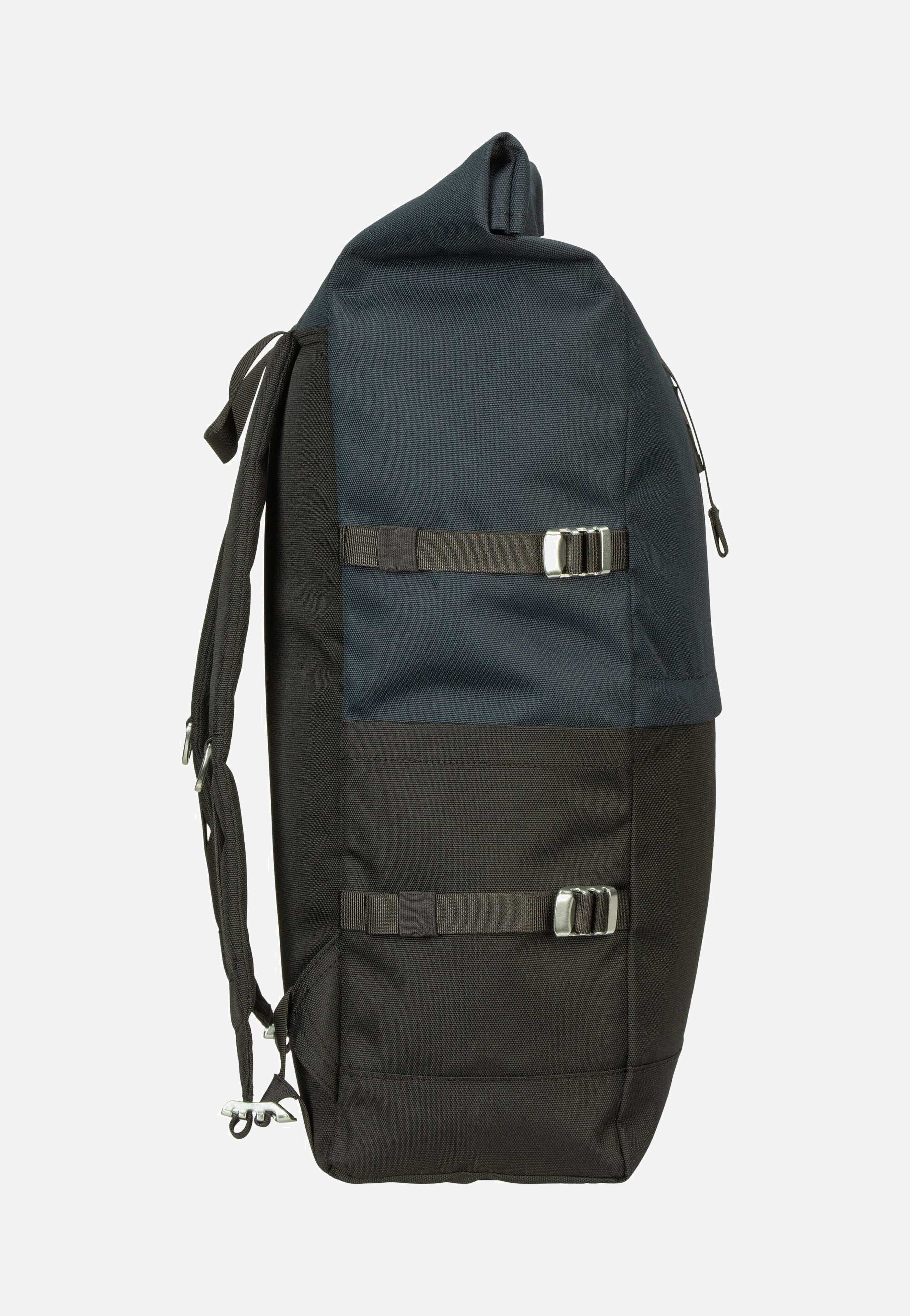 Sandqvist - Icon BP L Multi Black/Navy - Rolltop Backpack | Neutral-Image