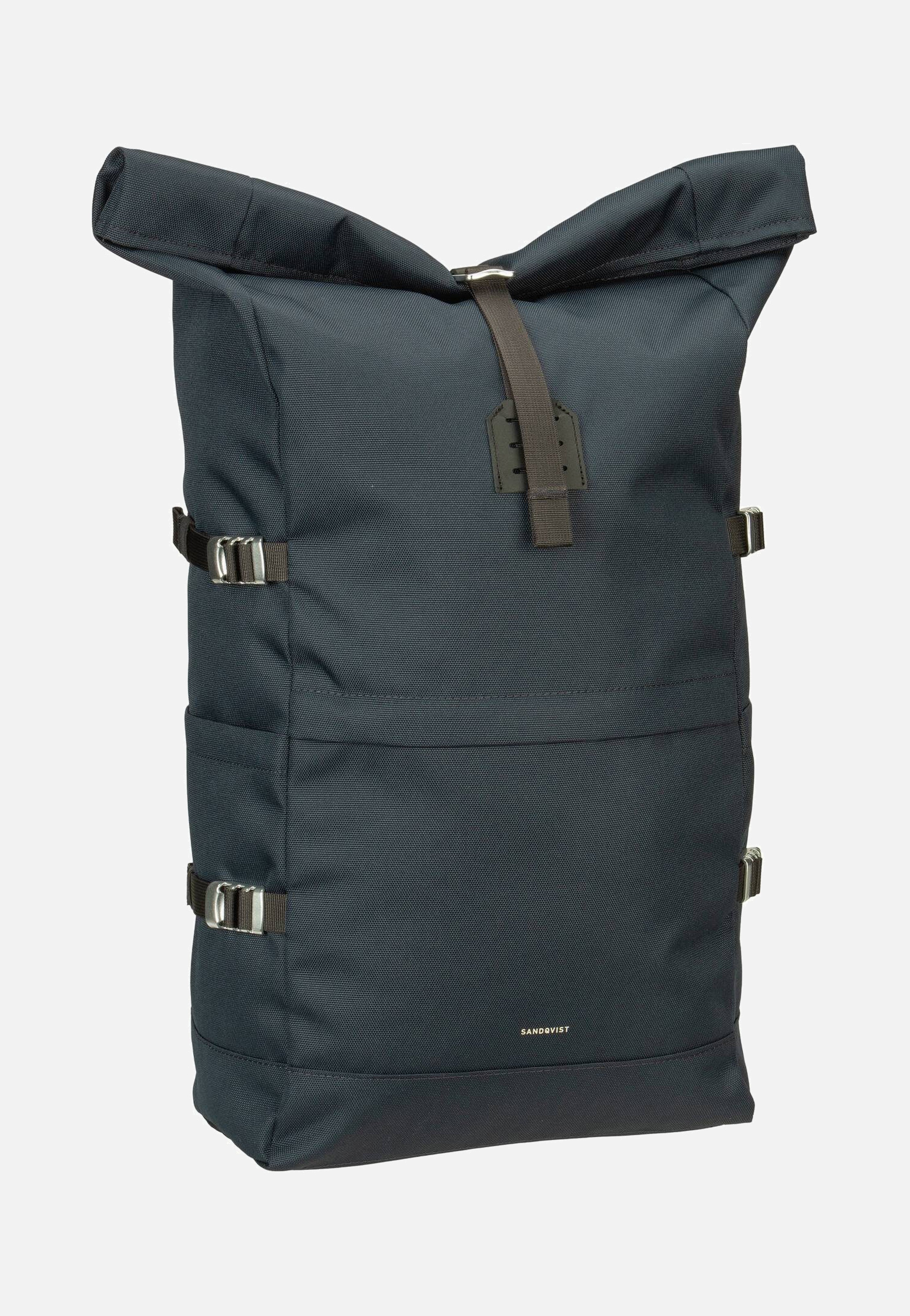 Sandqvist - Icon BP L Navy - Rolltop Backpack | Neutral-Image