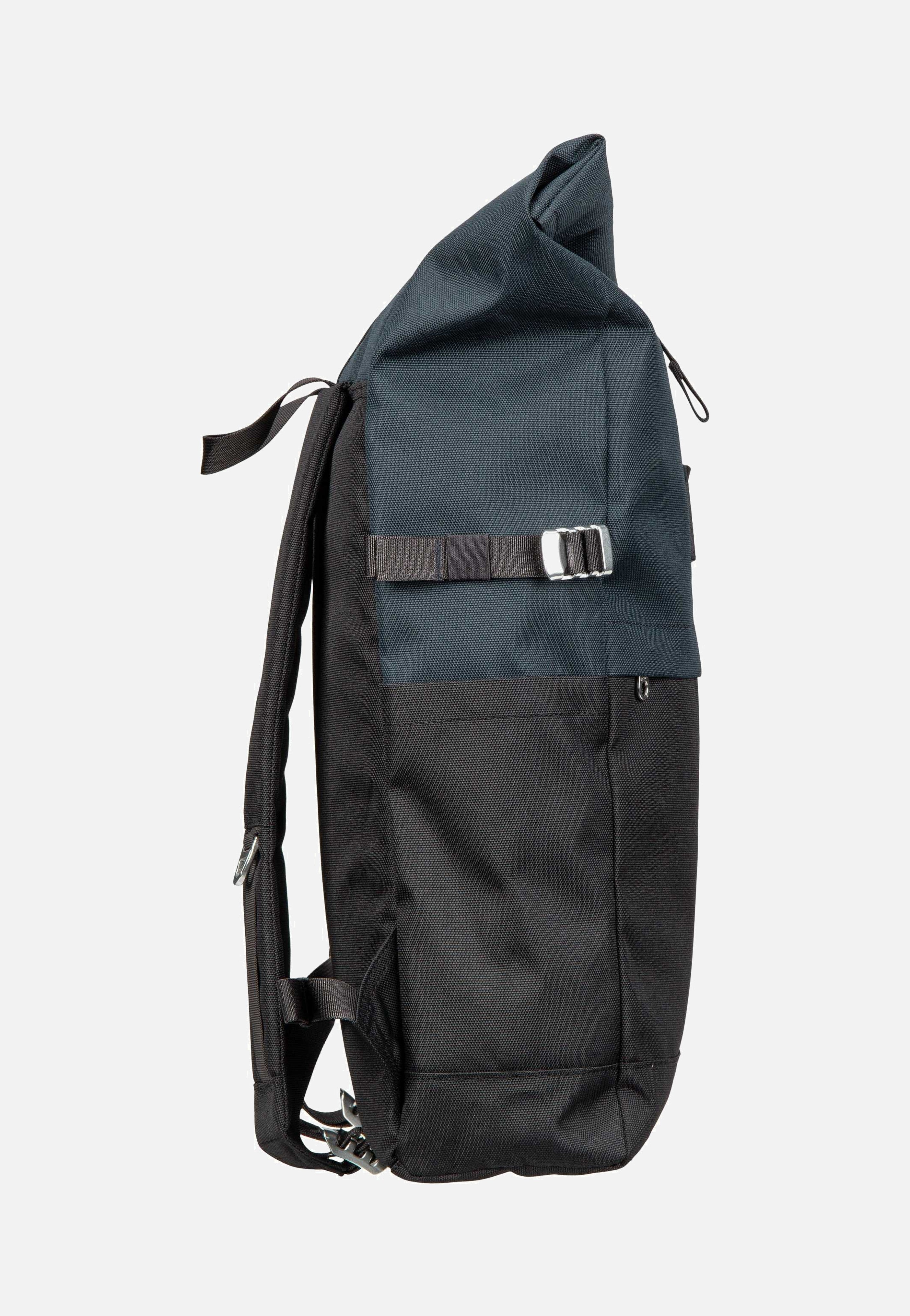 Sandqvist - Icon BP M Multi Black/Navy - Rolltop Backpack | Neutral-Image