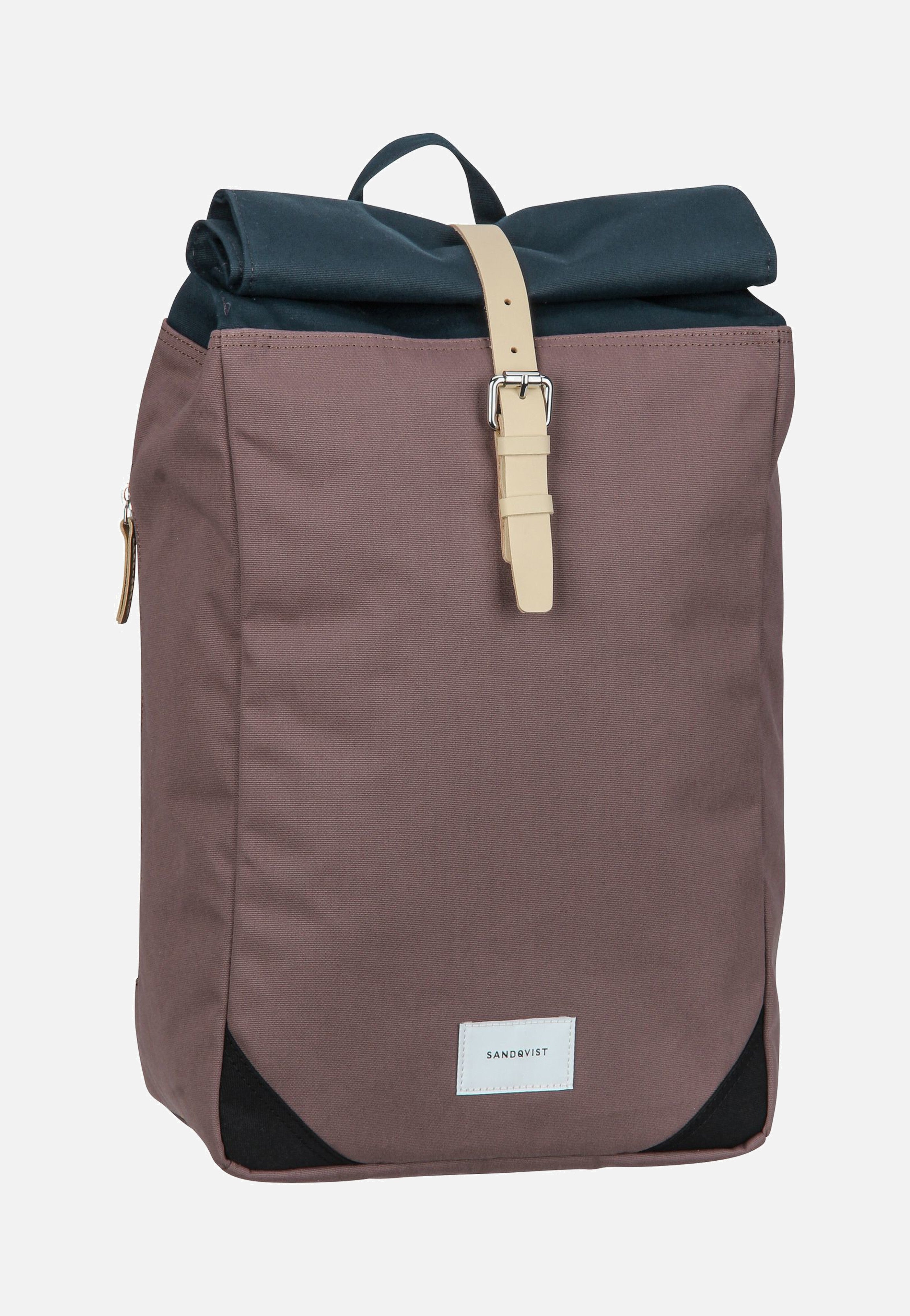 Sandqvist - Kurt Multi Lilac Dawn - Rolltop Backpack | Neutral-Image