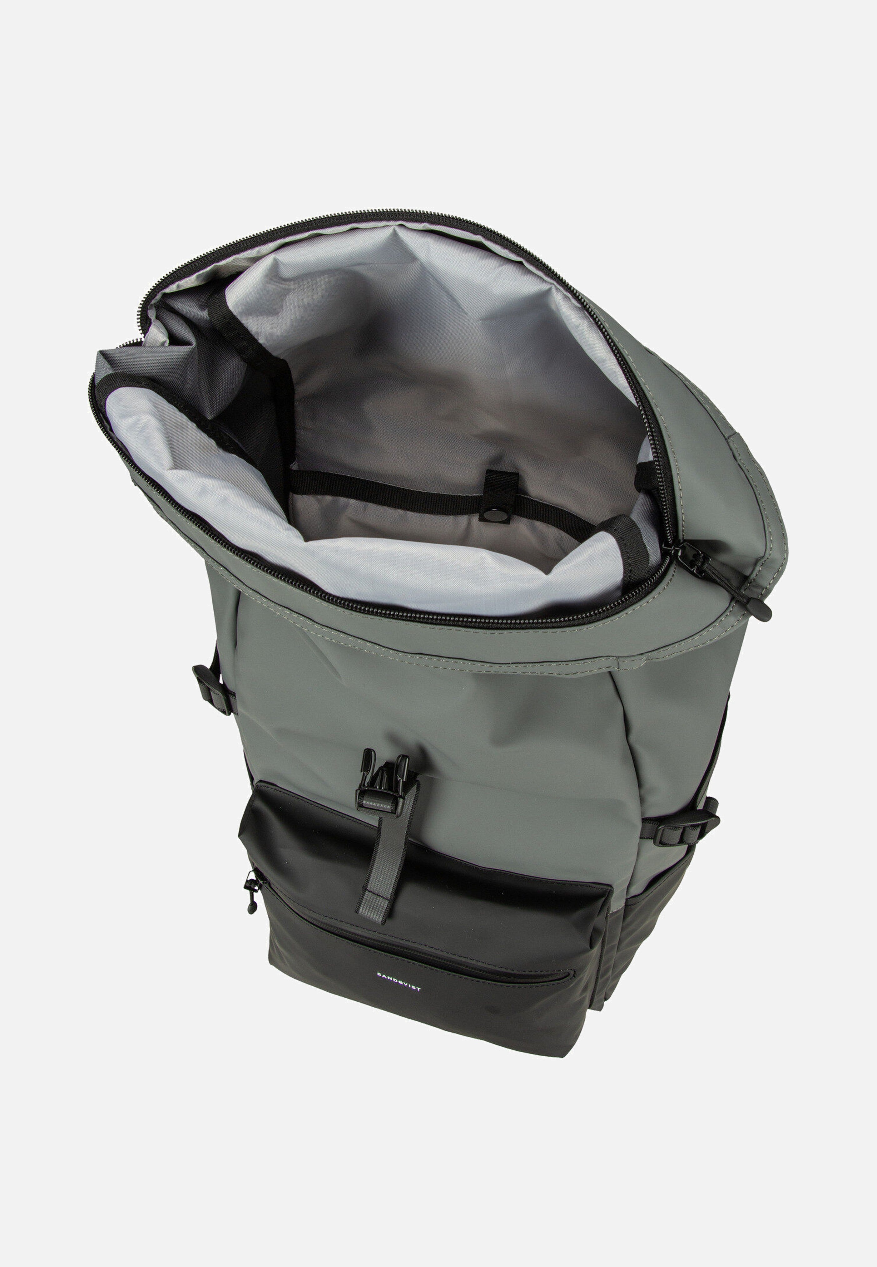 Sandqvist - Ruben 2.0 Multi Dark - Rolltop Backpack | Neutral-Image