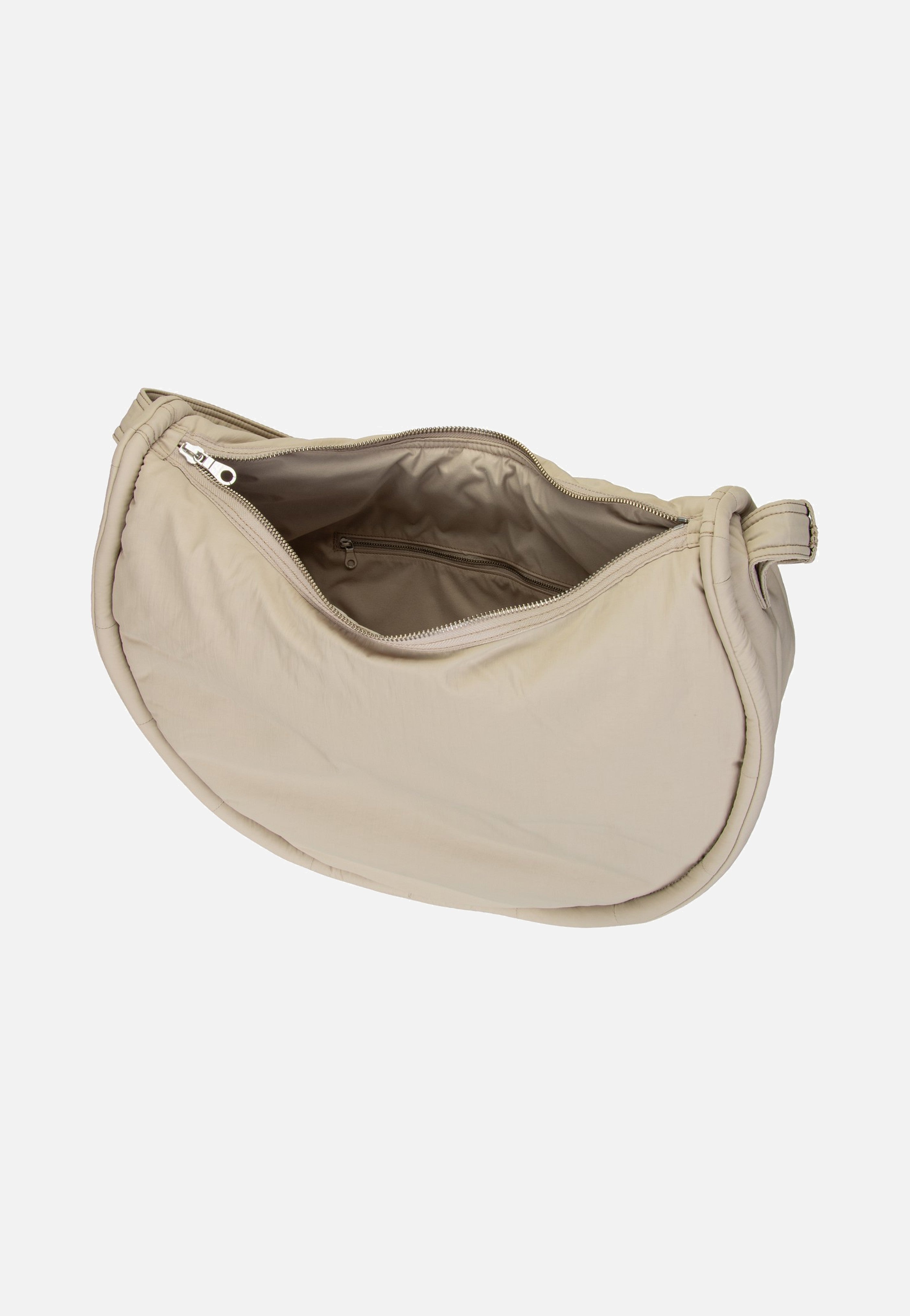 Sandqvist Curve Half Moon Beige Hobo Bag