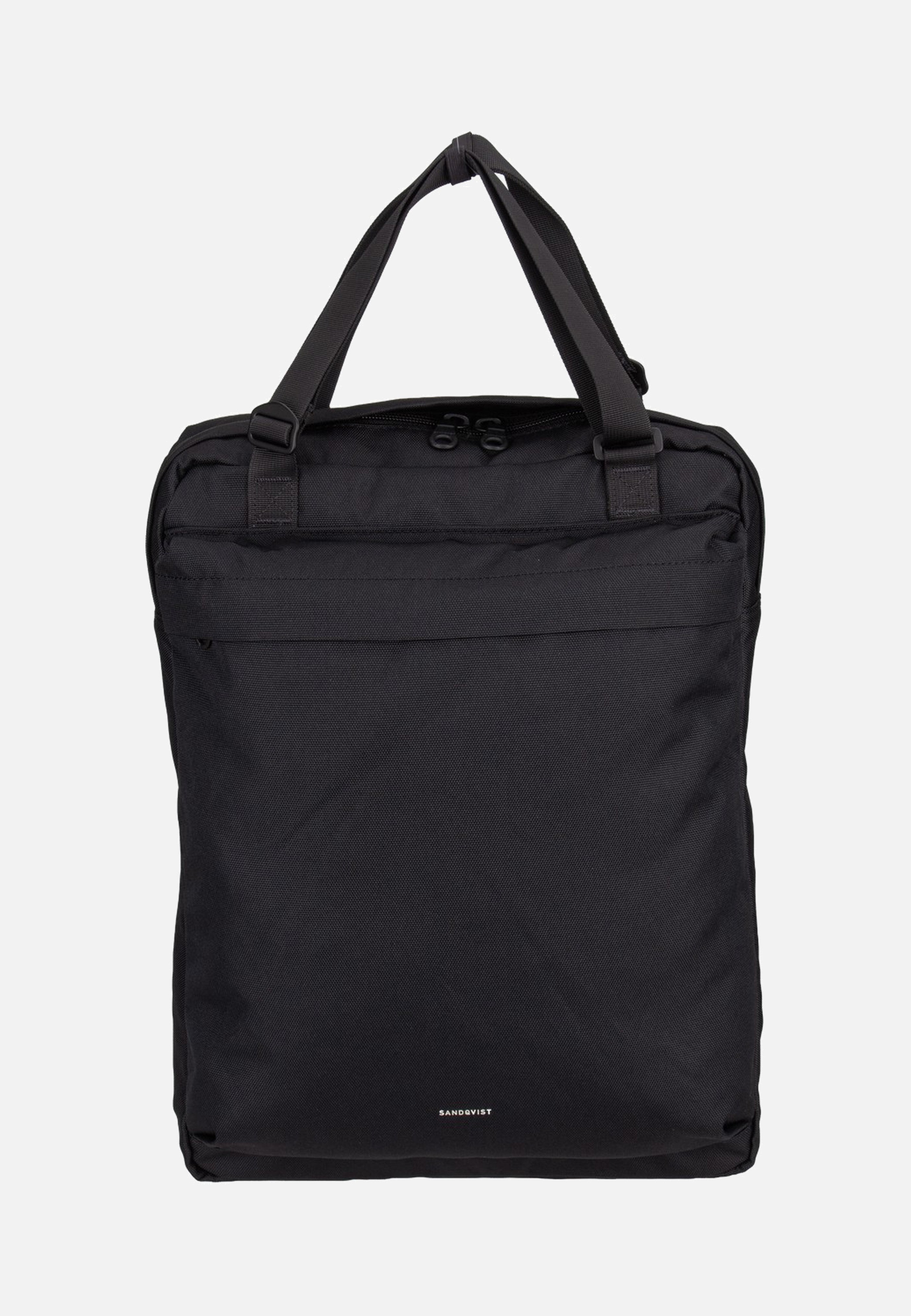 Sandqvist Go 2-Way Tote Black Rucksack
