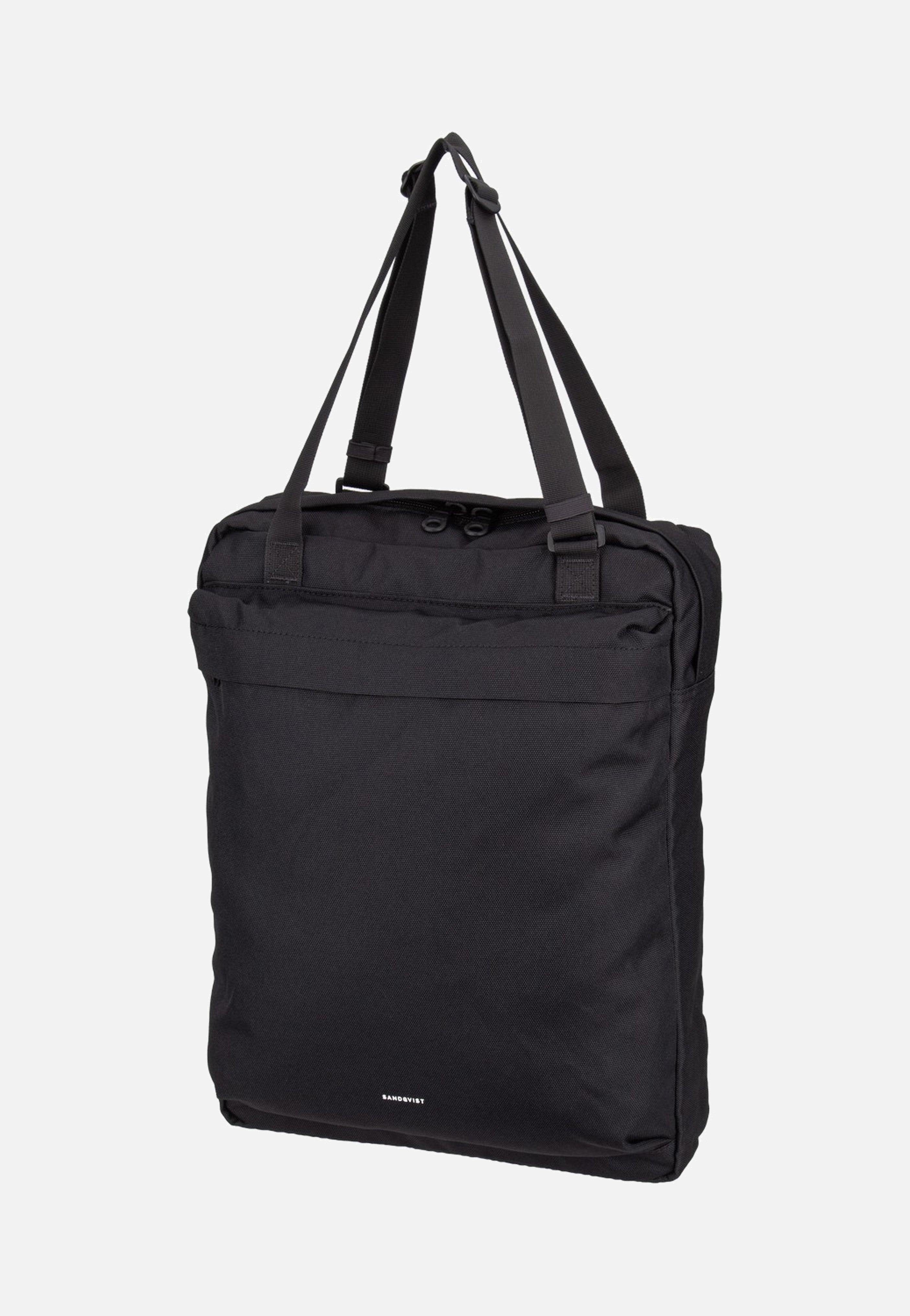 Sandqvist Go 2-Way Tote Black Rucksack