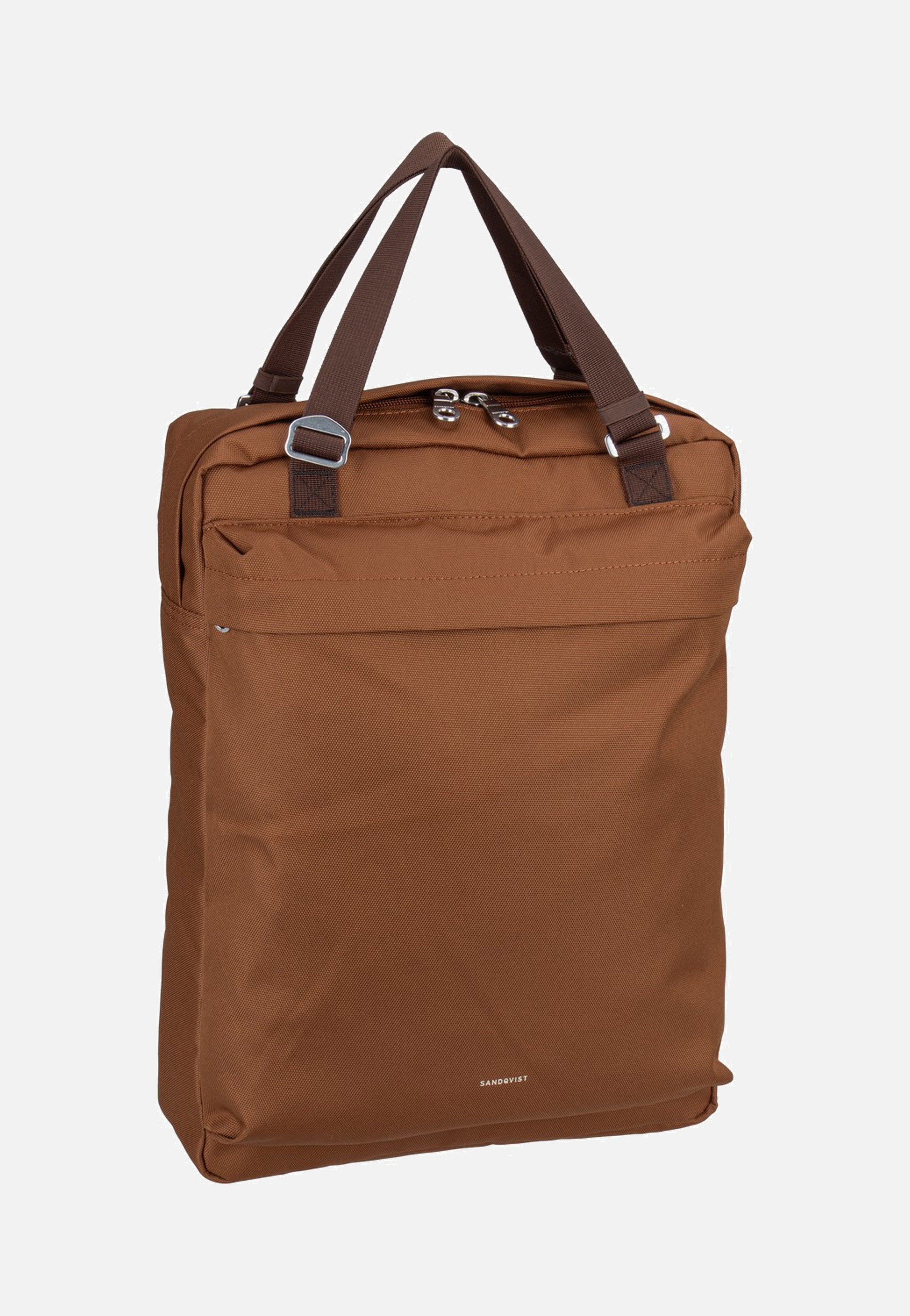 Sandqvist Go 2-Way Tote Sepia Brown Rucksack