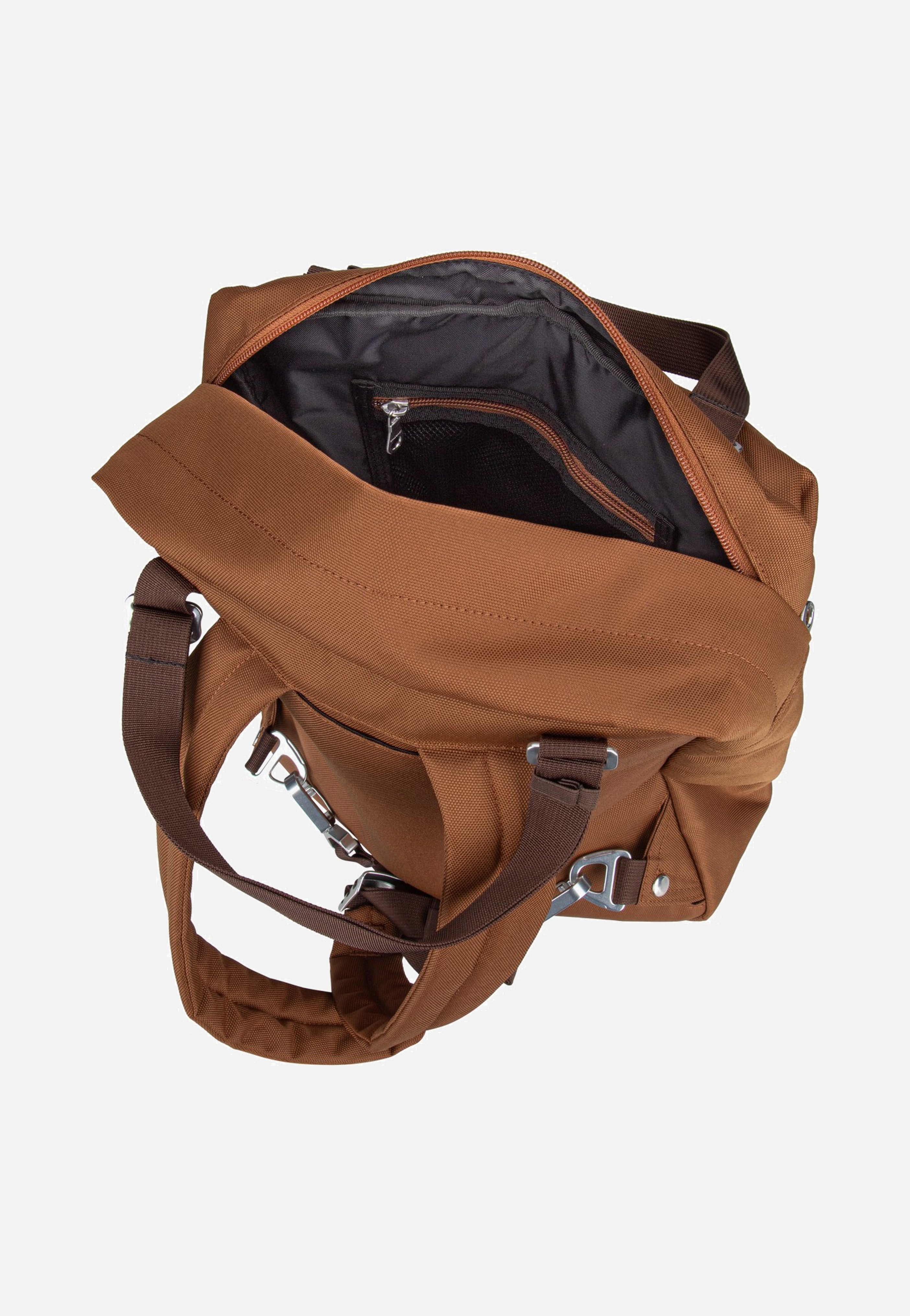 Sandqvist Go 2-Way Tote Sepia Brown Rucksack