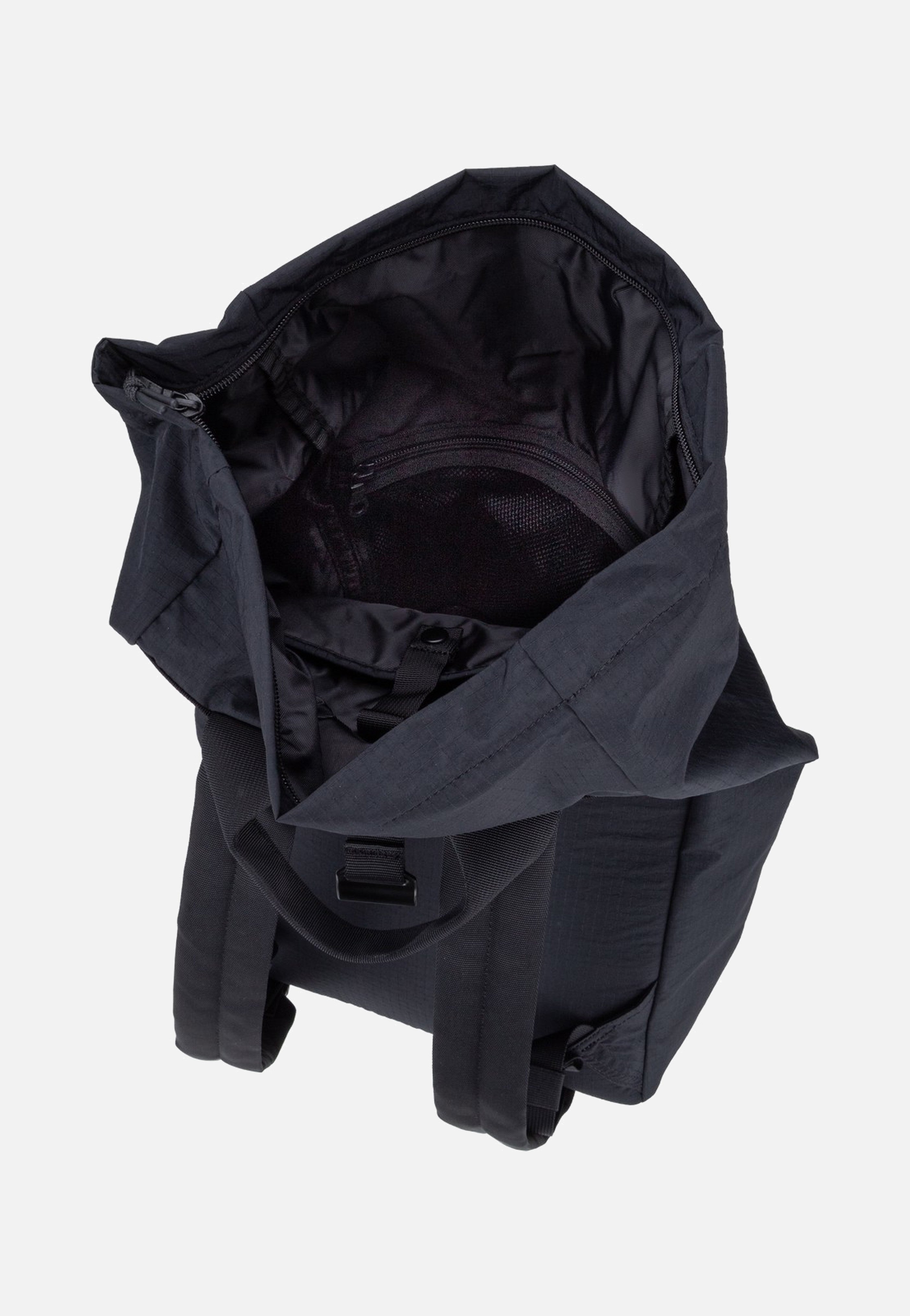 Sandqvist Grid Rolltop 16' Black Rolltop Rucksack