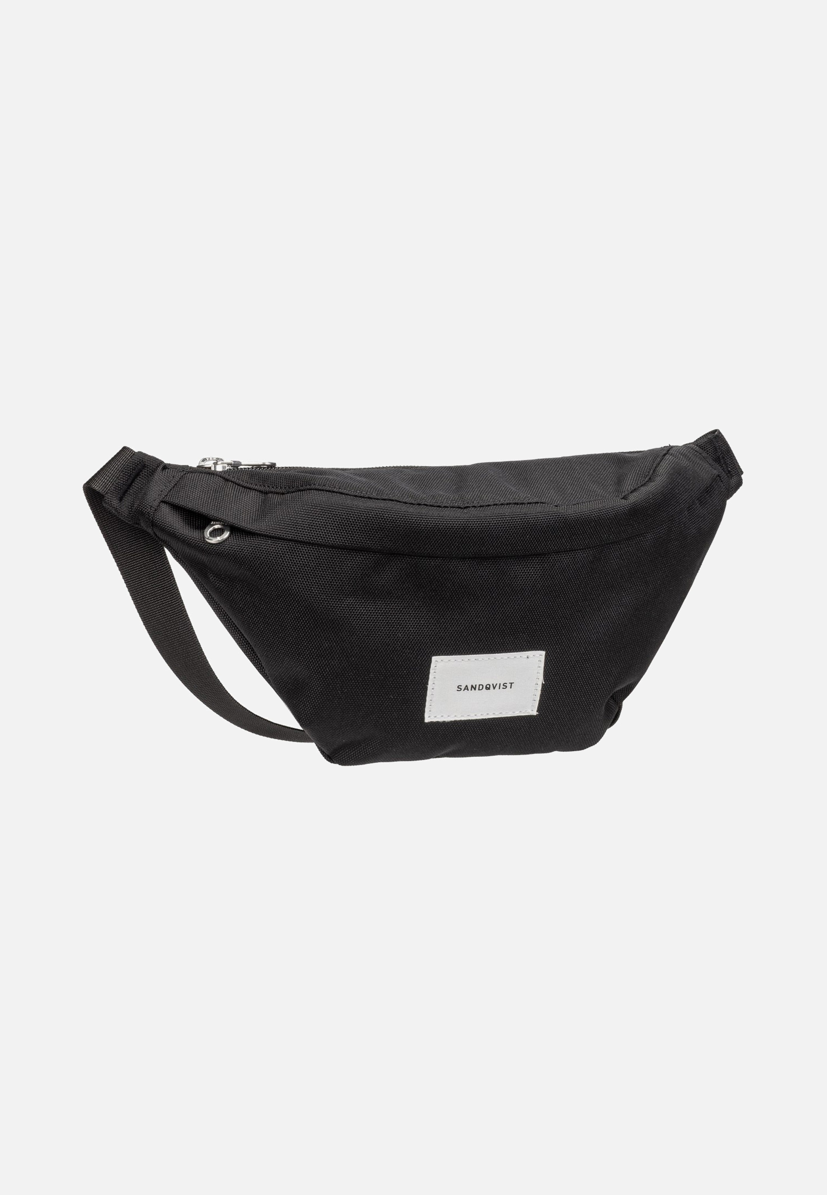 Sandqvist Ground Crossbody Black Bauchtasche