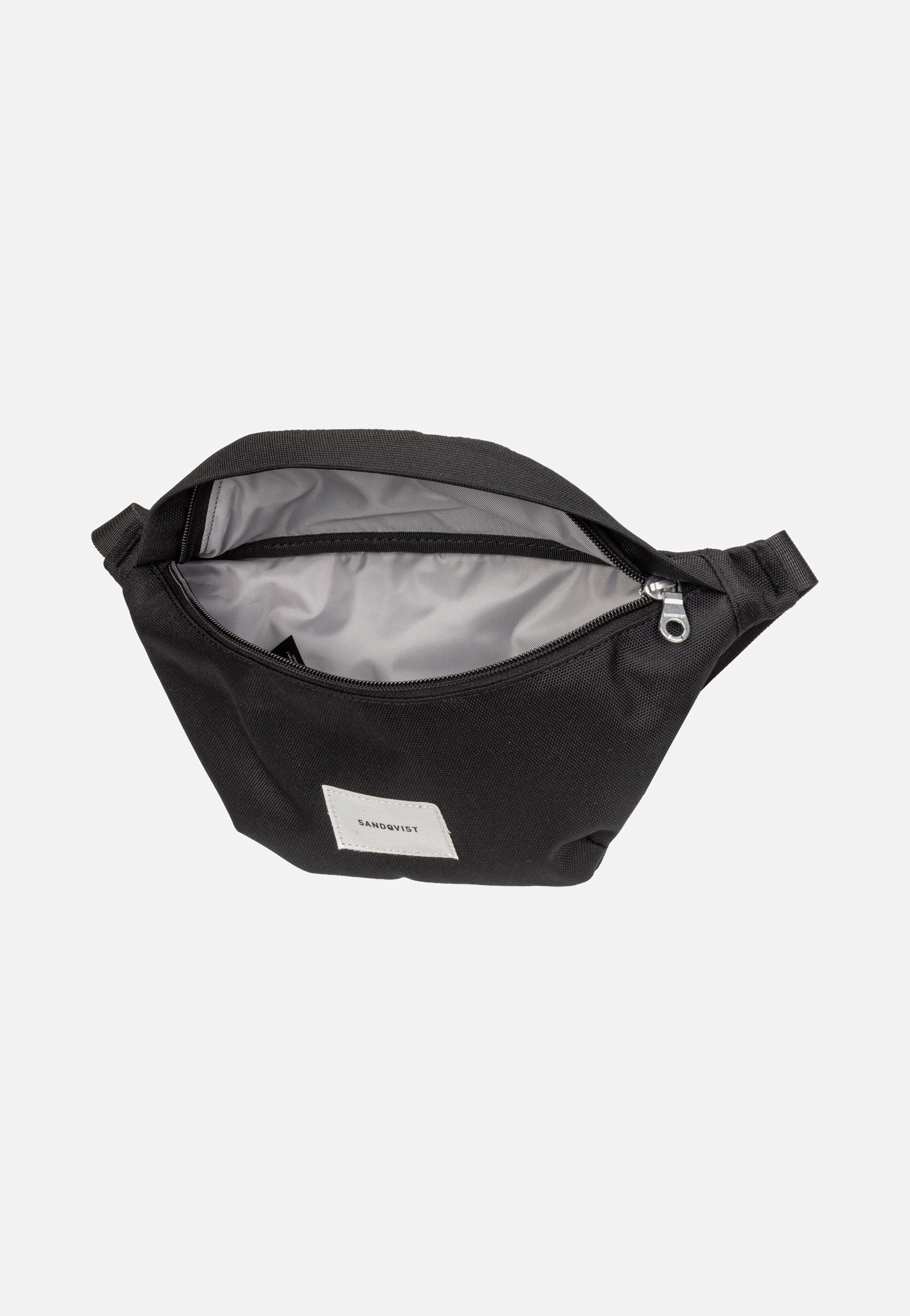 Sandqvist Ground Crossbody Black Bauchtasche