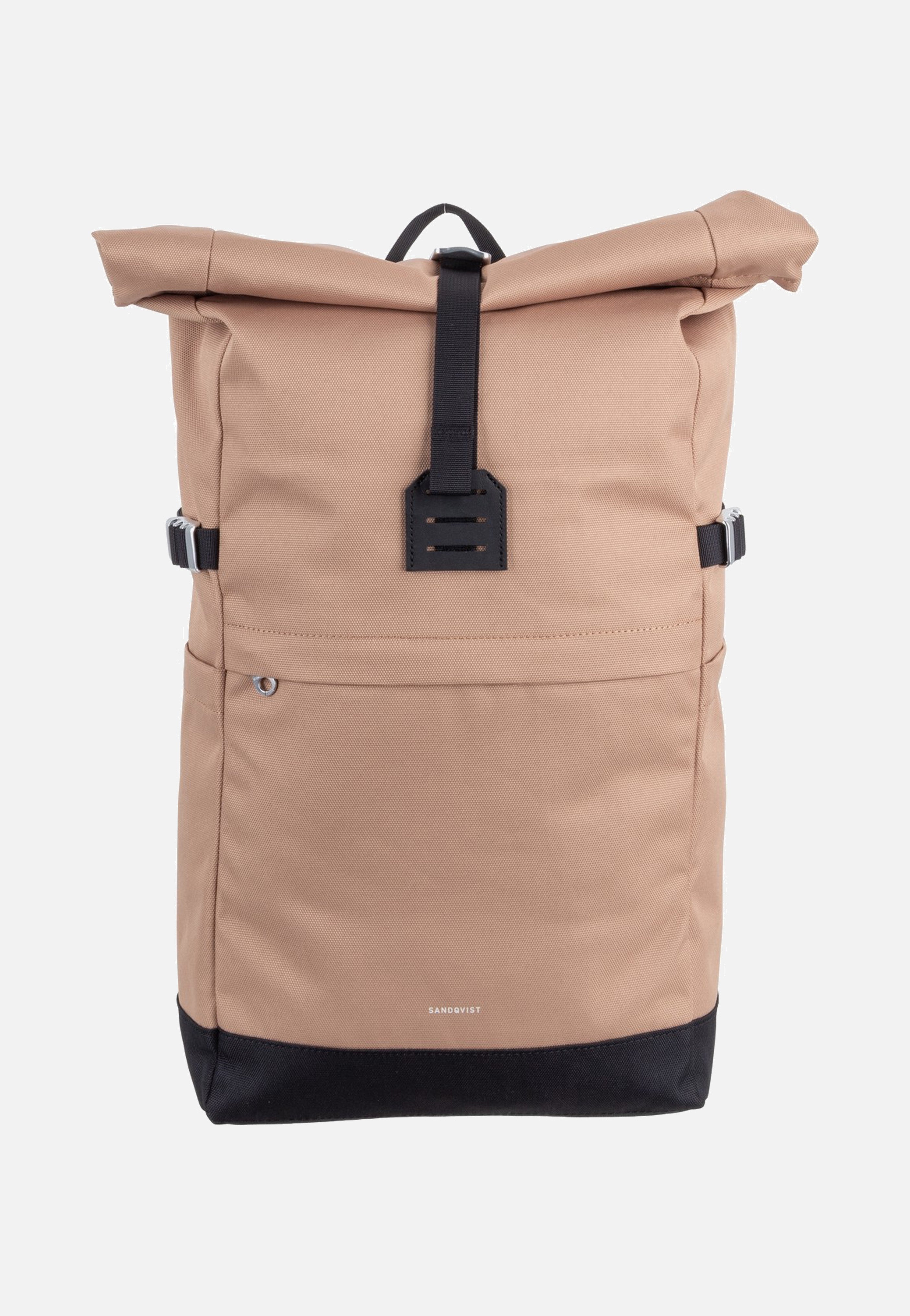 Sandqvist Icon Rolltop 14" Beige Rolltop Backpack