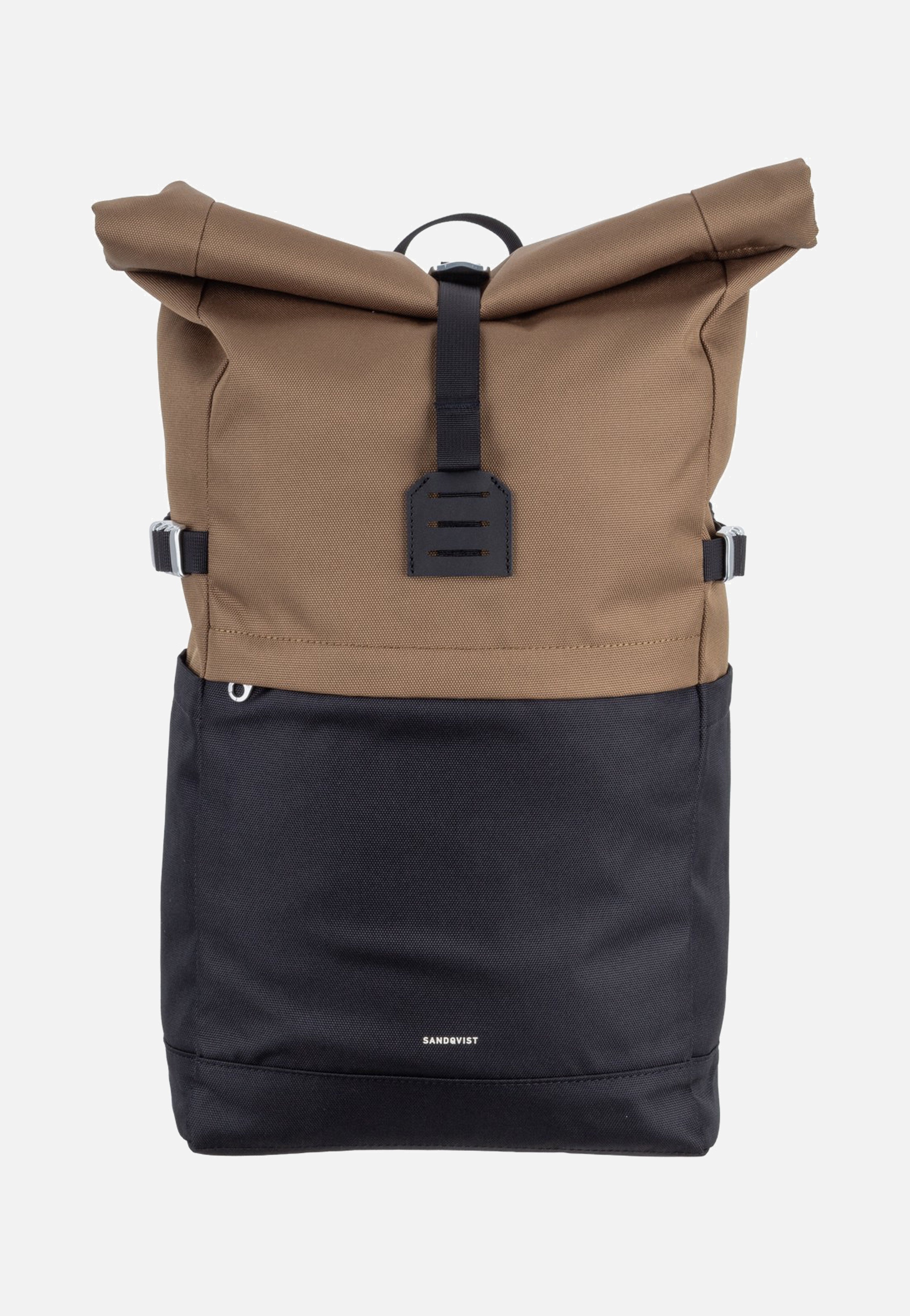 Sandqvist Icon Rolltop 14" Multi Olive Rolltop Backpack