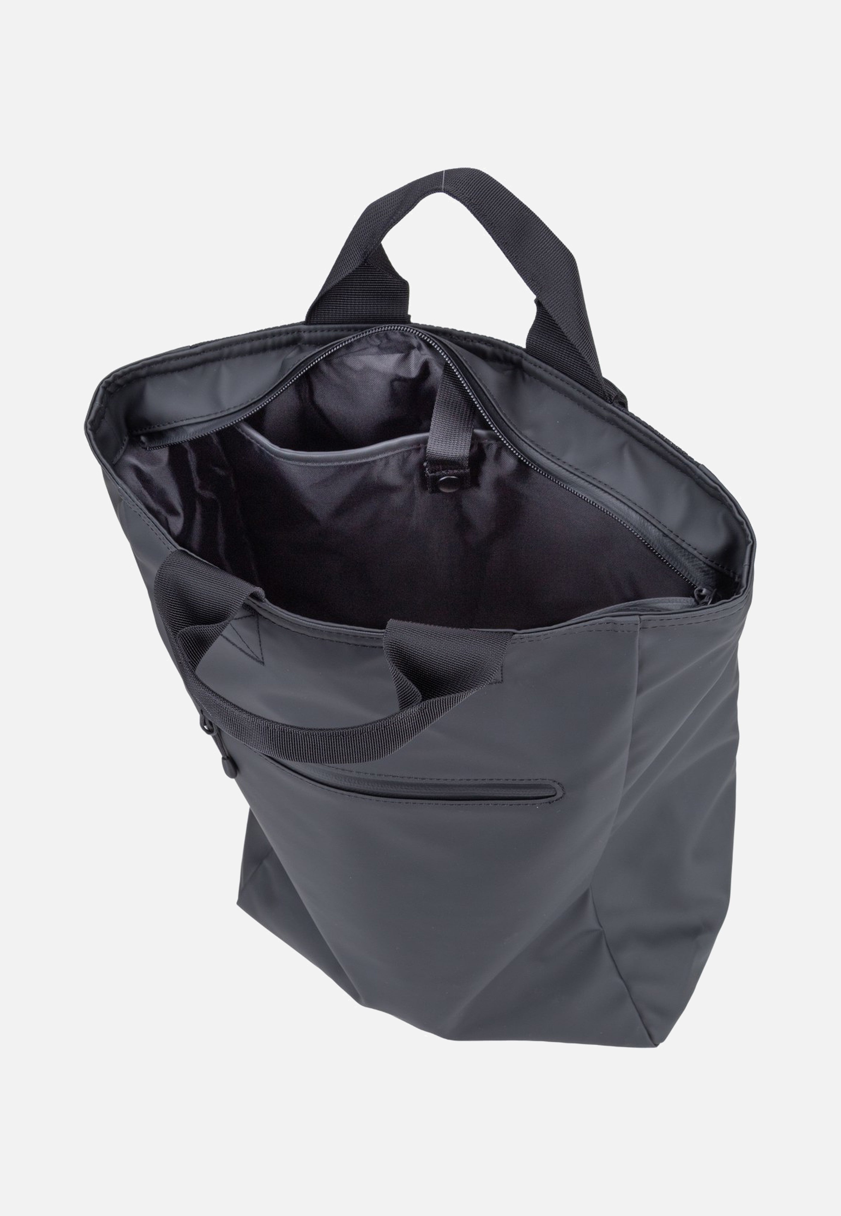 Sandqvist Stream 2-Way Tote 14' Black Rucksack