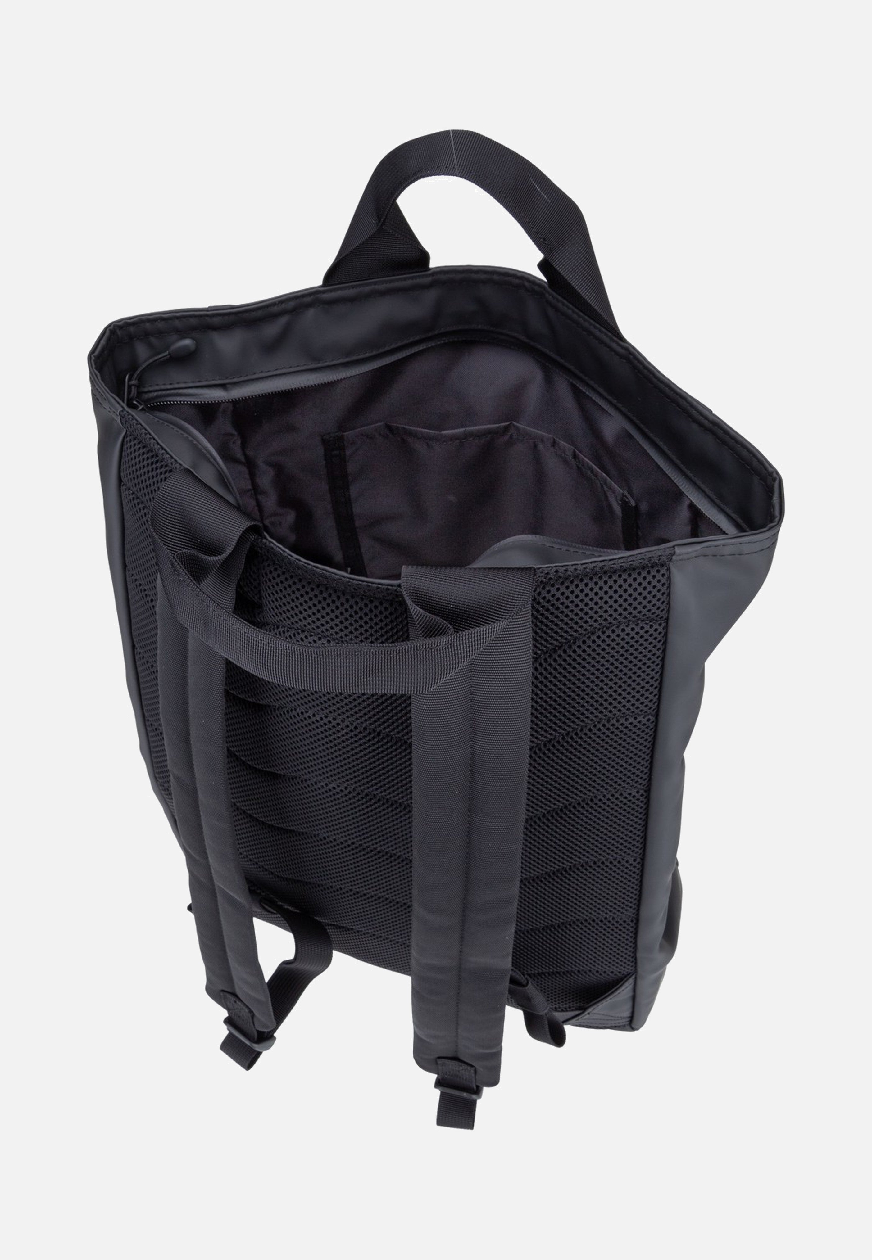 Sandqvist Stream 2-Way Tote 14' Black Rucksack