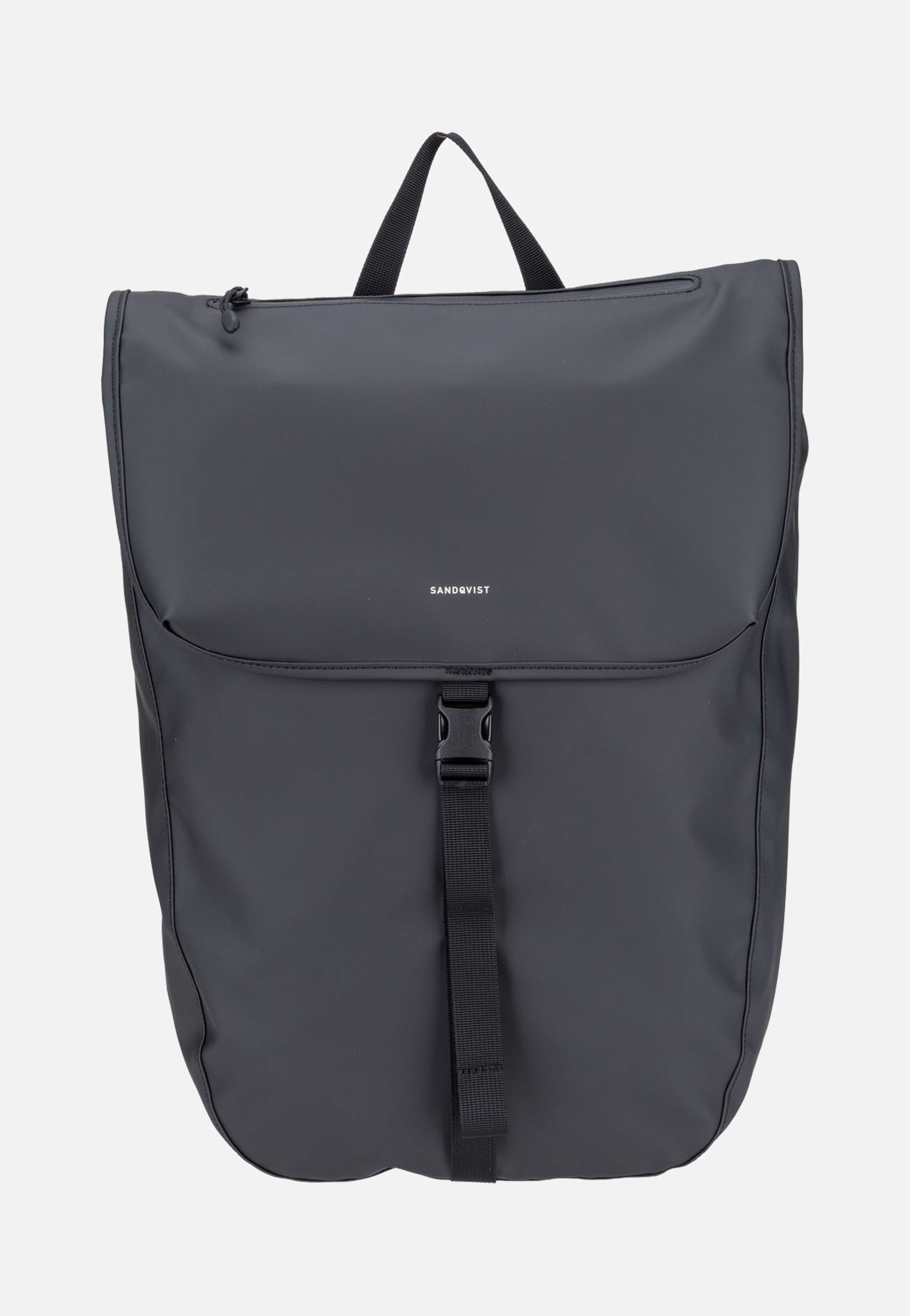 Sandqvist Stream Lid 14' Black Rucksack