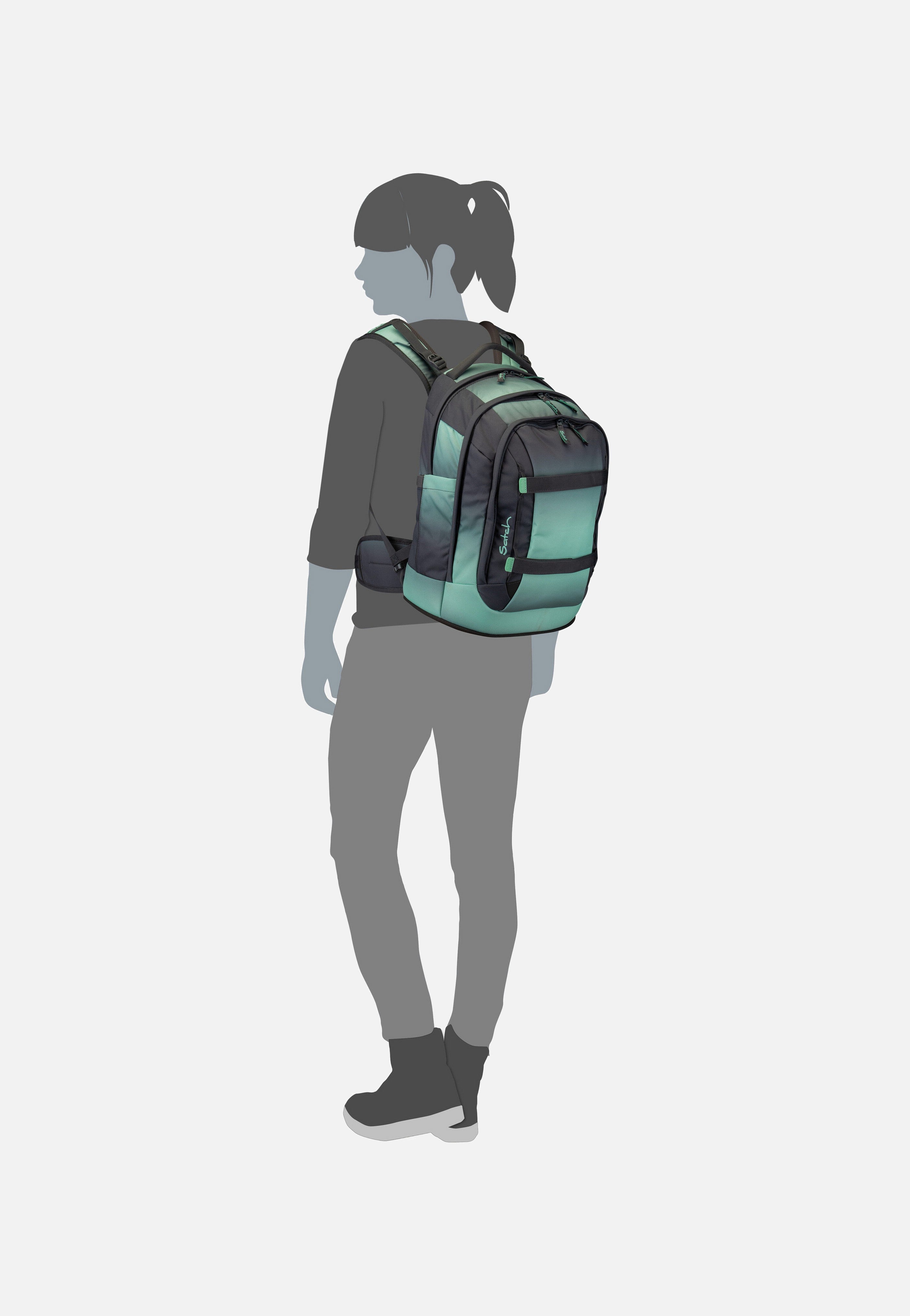 satch - satch Pack Blue Tech - School Bag | Neutral-Image