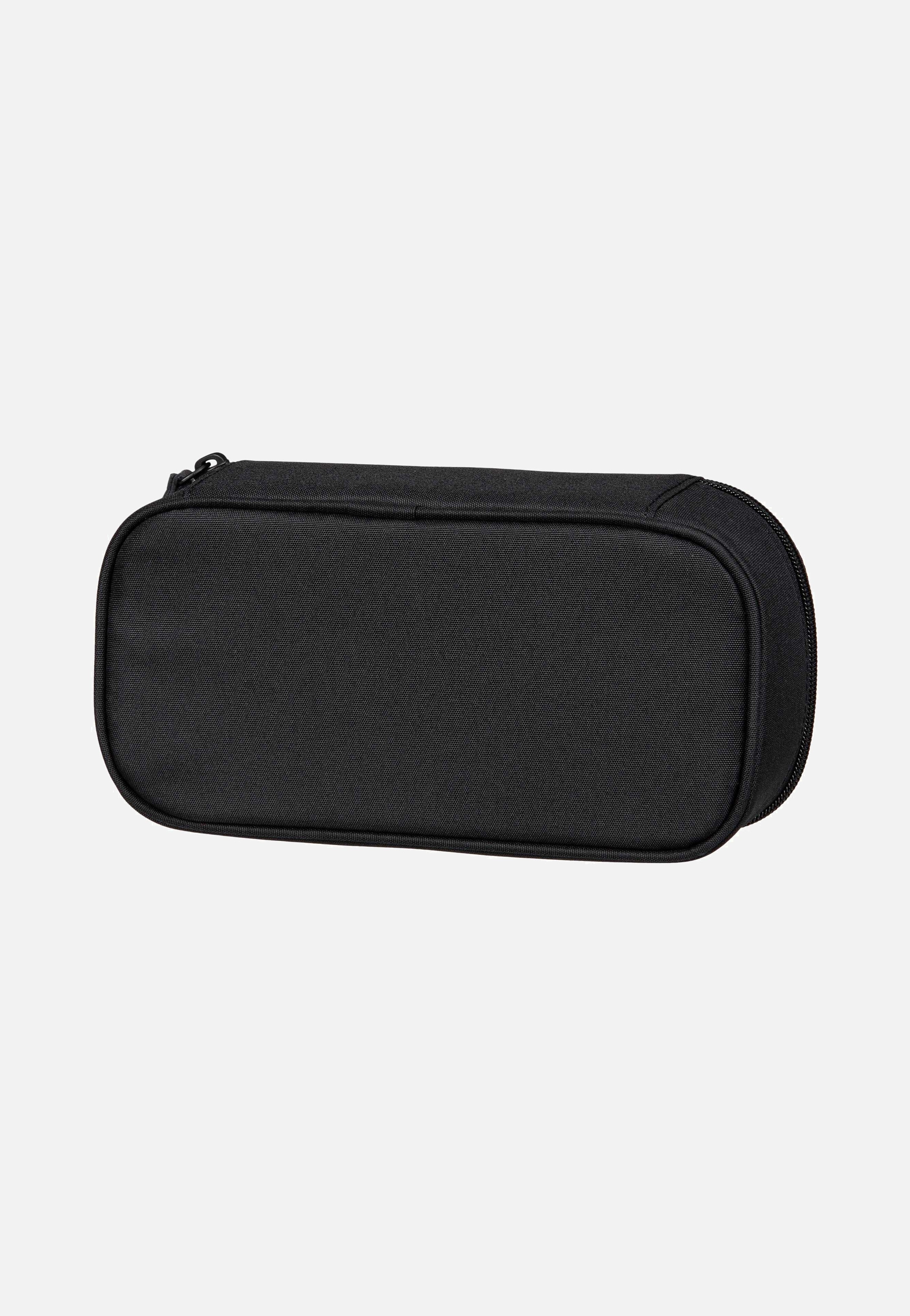 Syderf Federmappe Schlamperbox – Schwarzes Etui Aus Polyester, 22x7x10 Cm