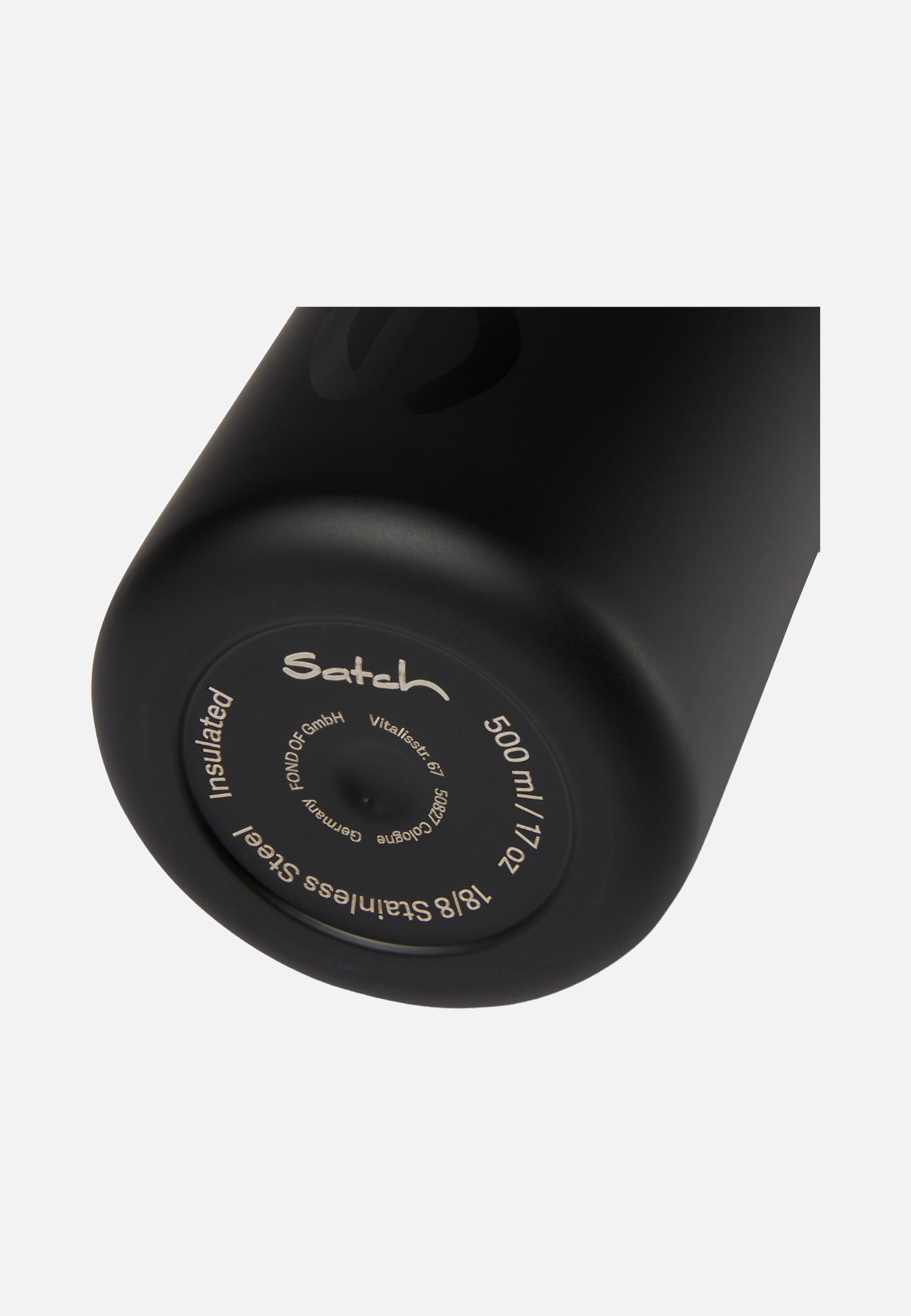 satch Edelstahl Black Bottle