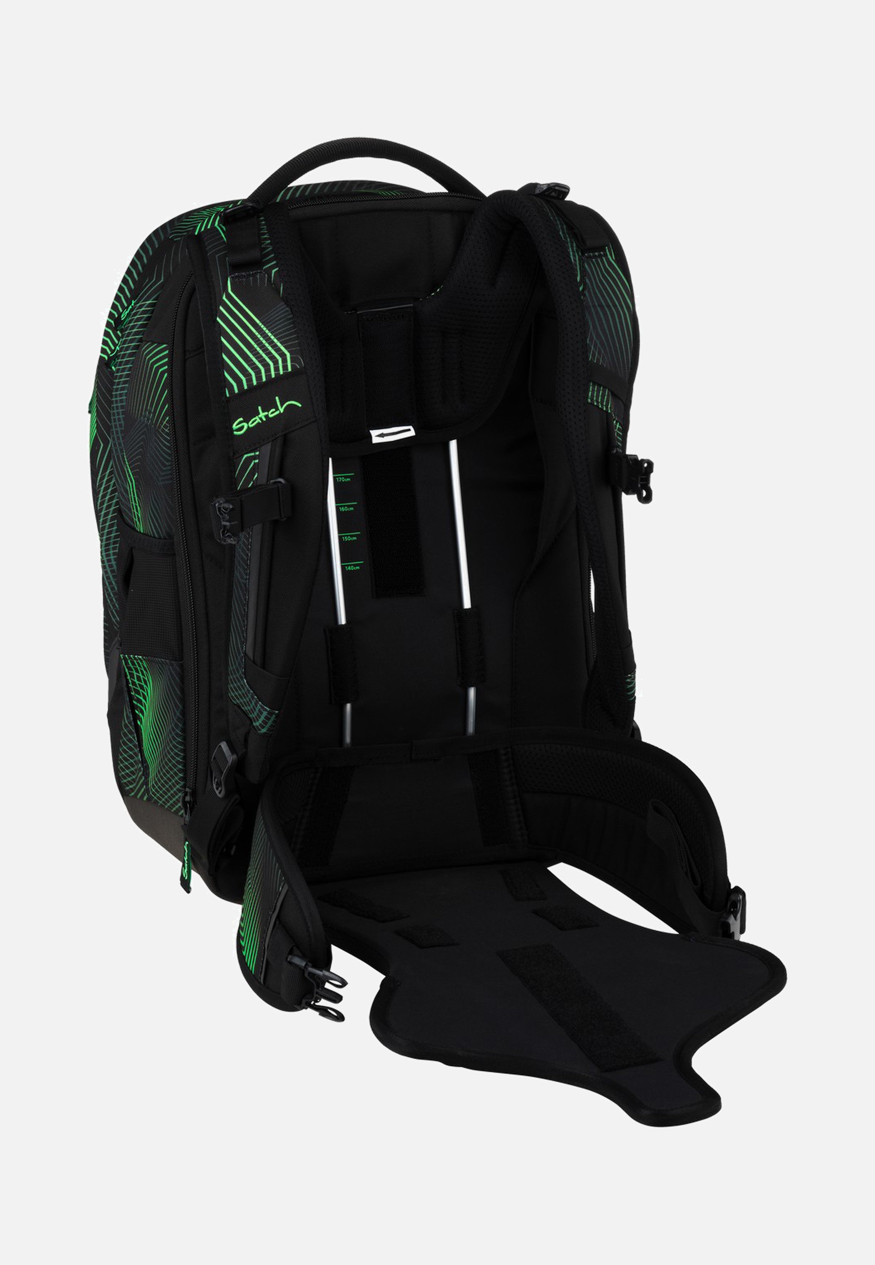 satch Match Plus Seismic Green School Bag