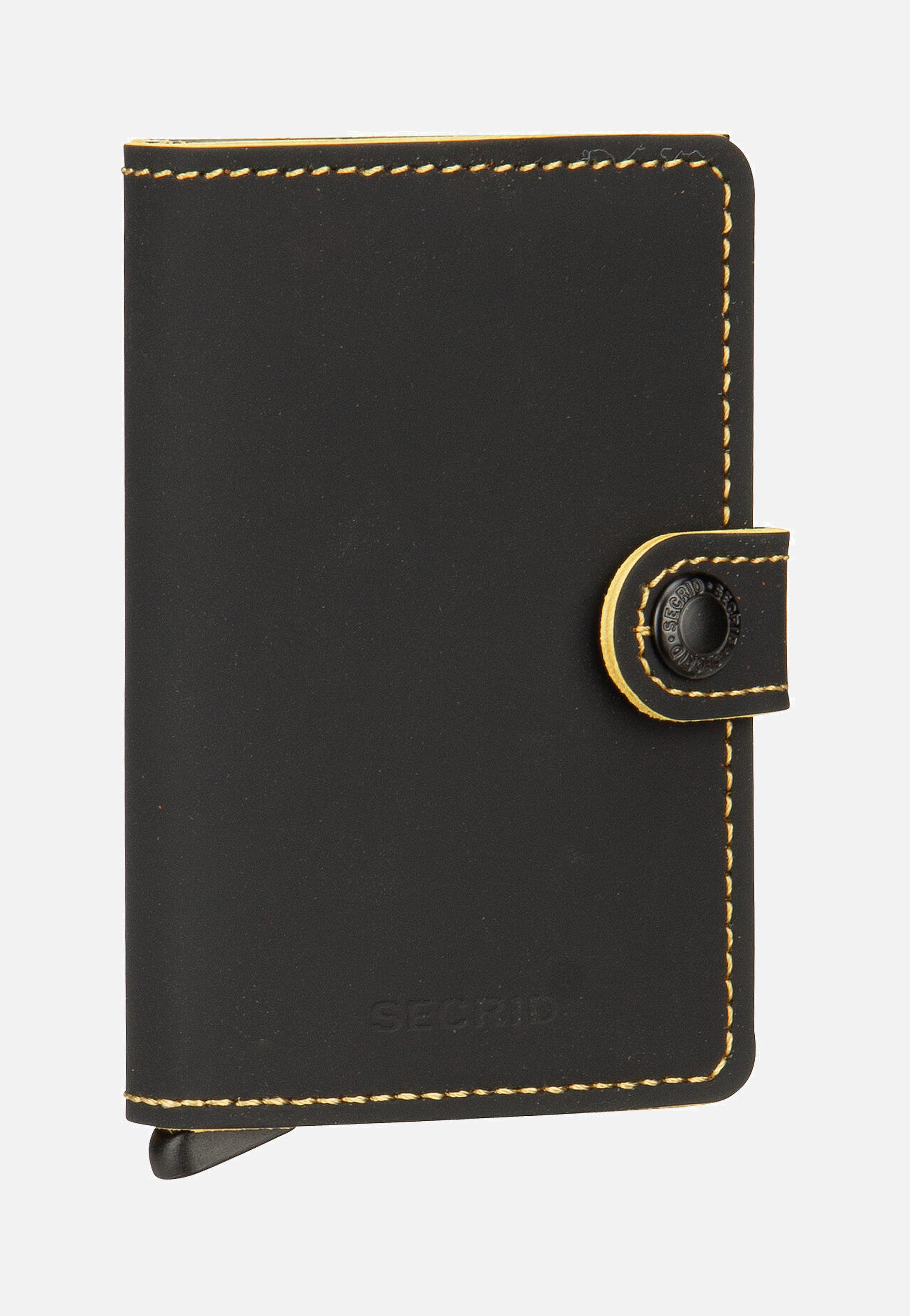 Secrid - Miniwallet Matte Black-Ochre - Wallet | Neutral-Image