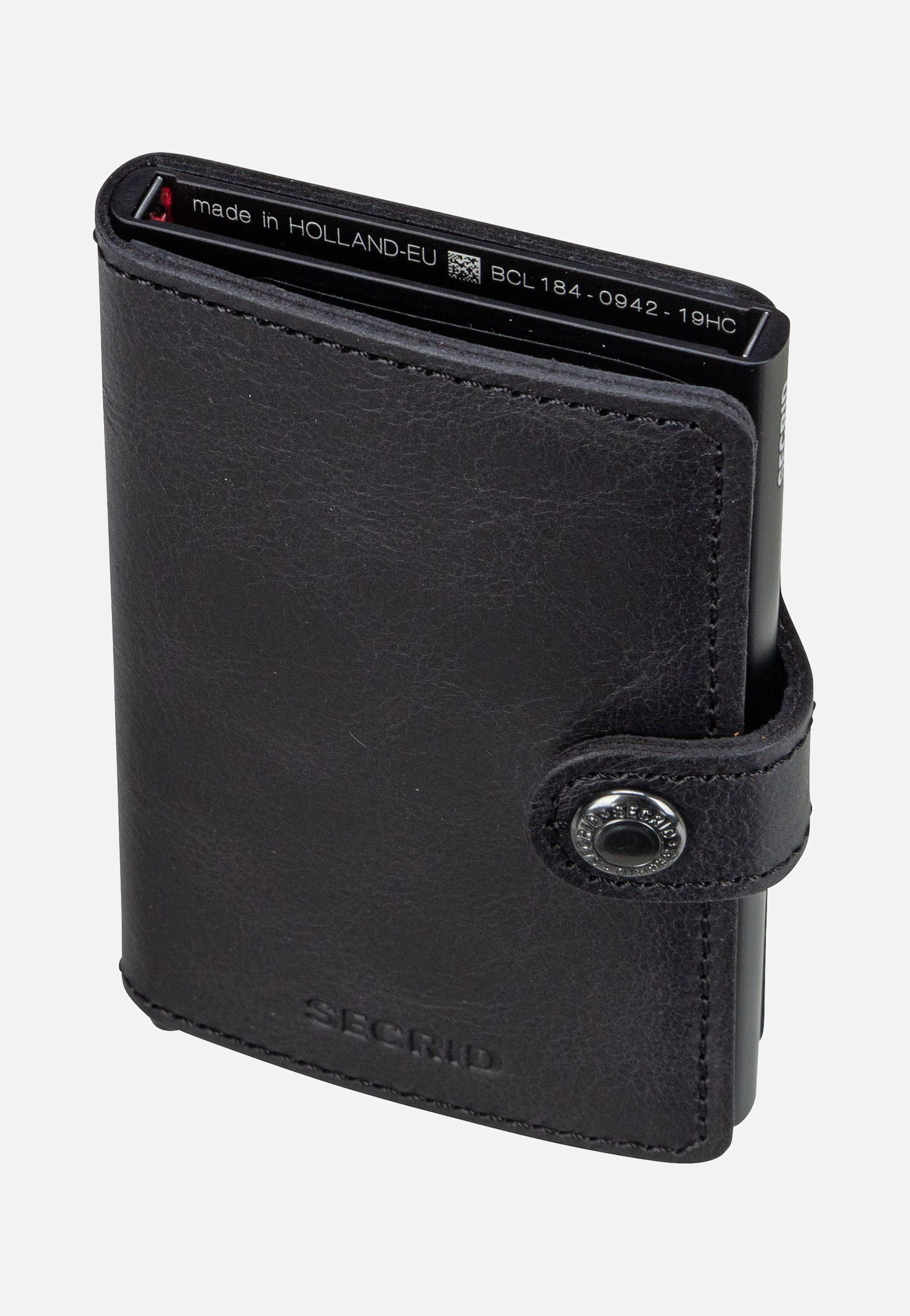 Secrid Miniwallet Vintage Black Portemonnaie