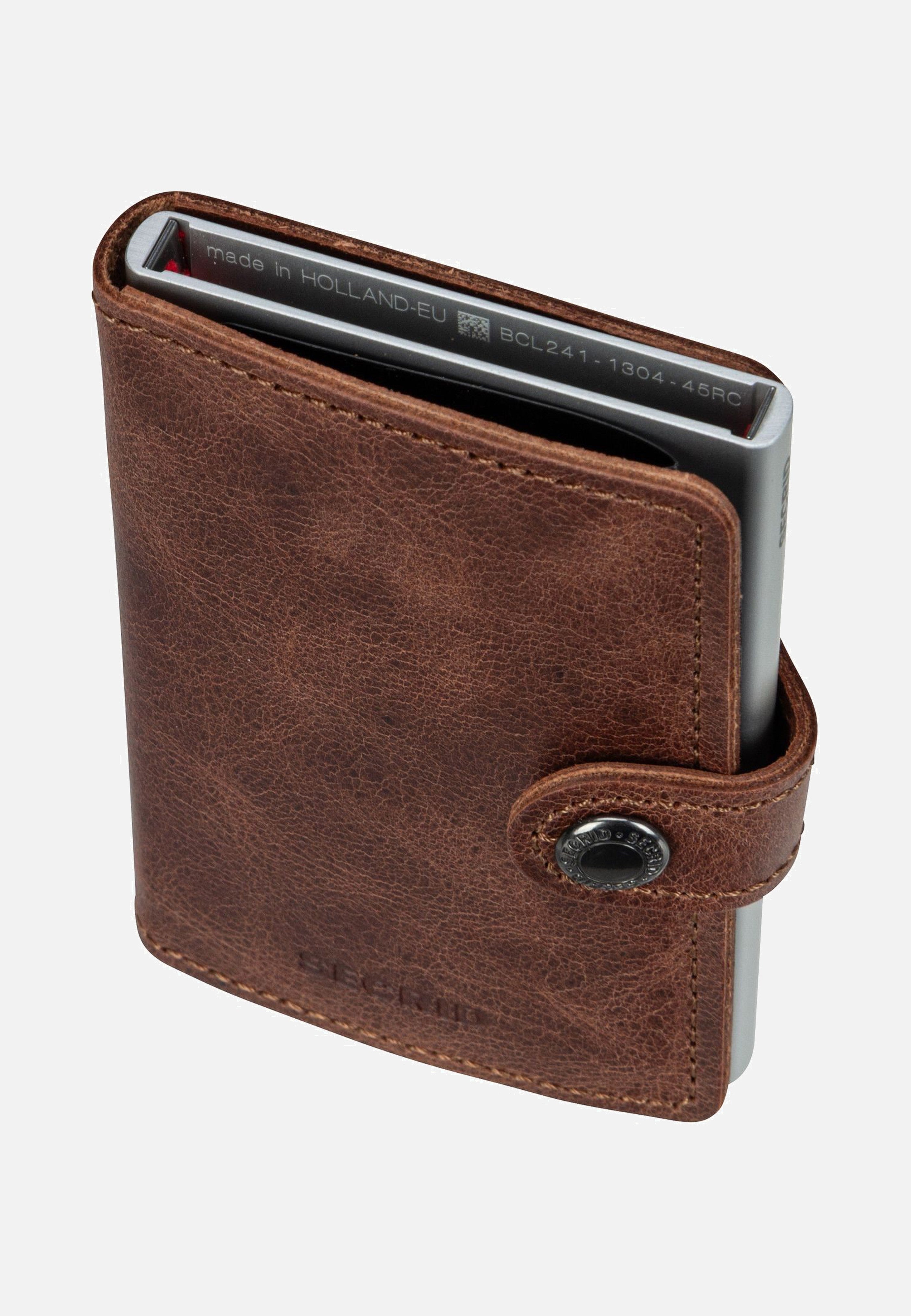 Secrid Miniwallet Vintage Brown Portemonnaie