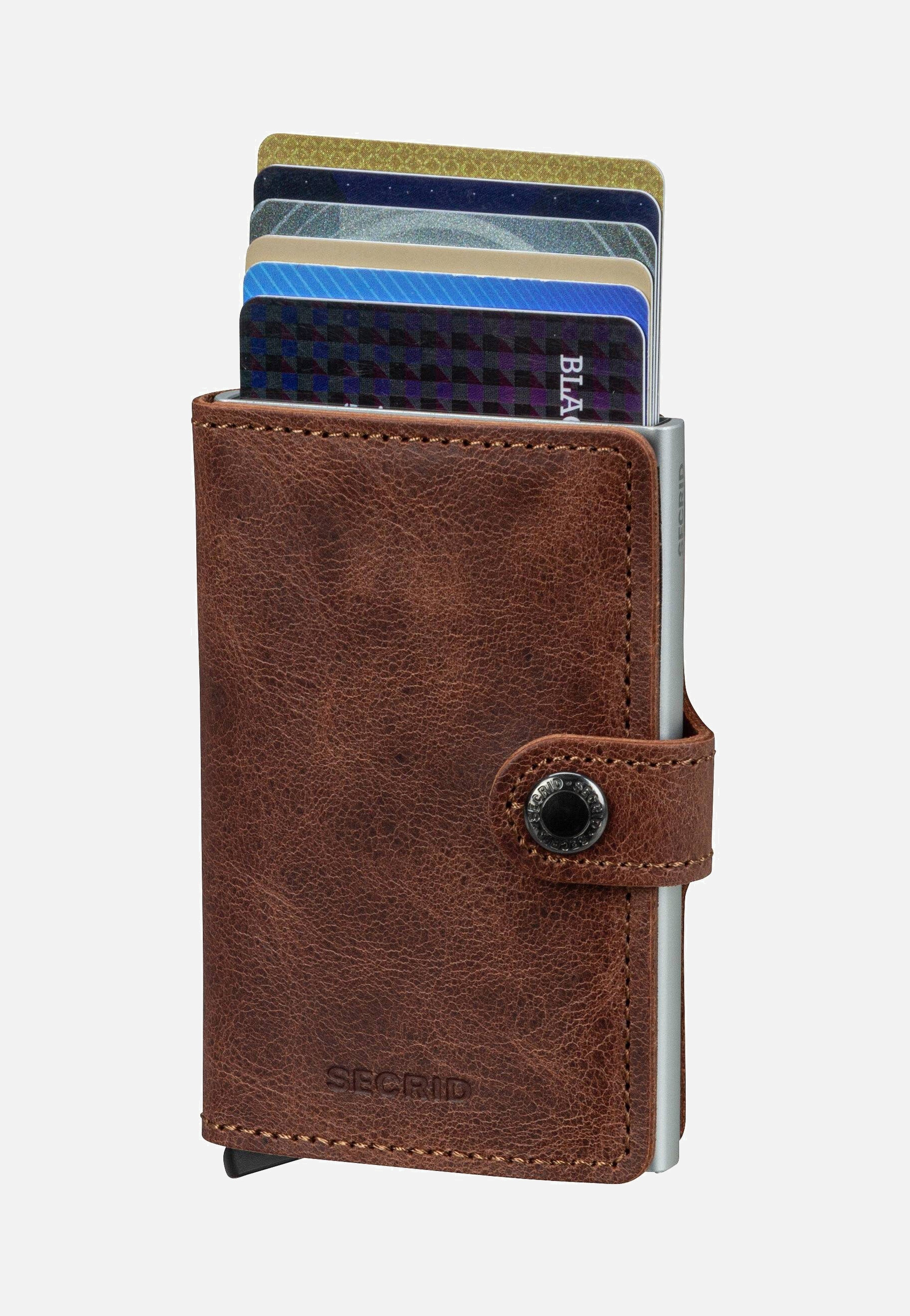 Secrid Miniwallet Vintage Brown Portemonnaie