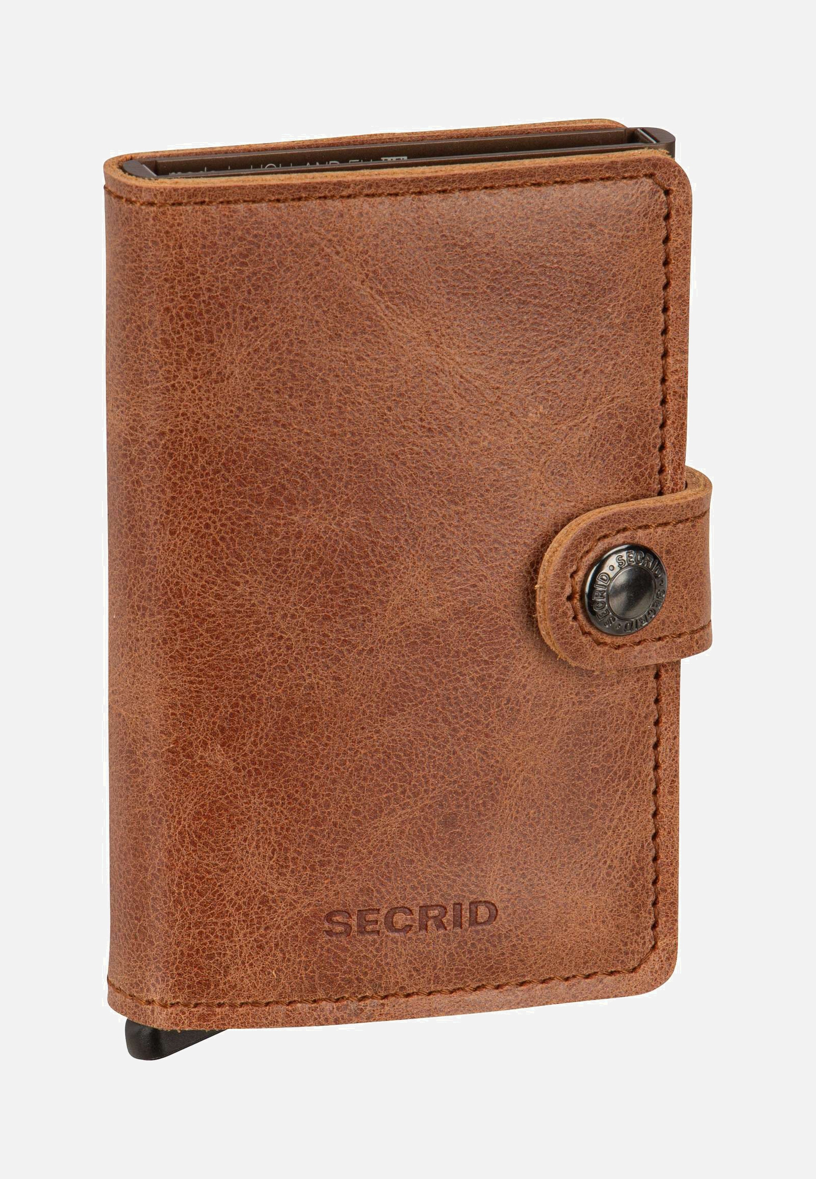 Secrid Miniwallet Vintage Cognac-Brown Portemonnaie