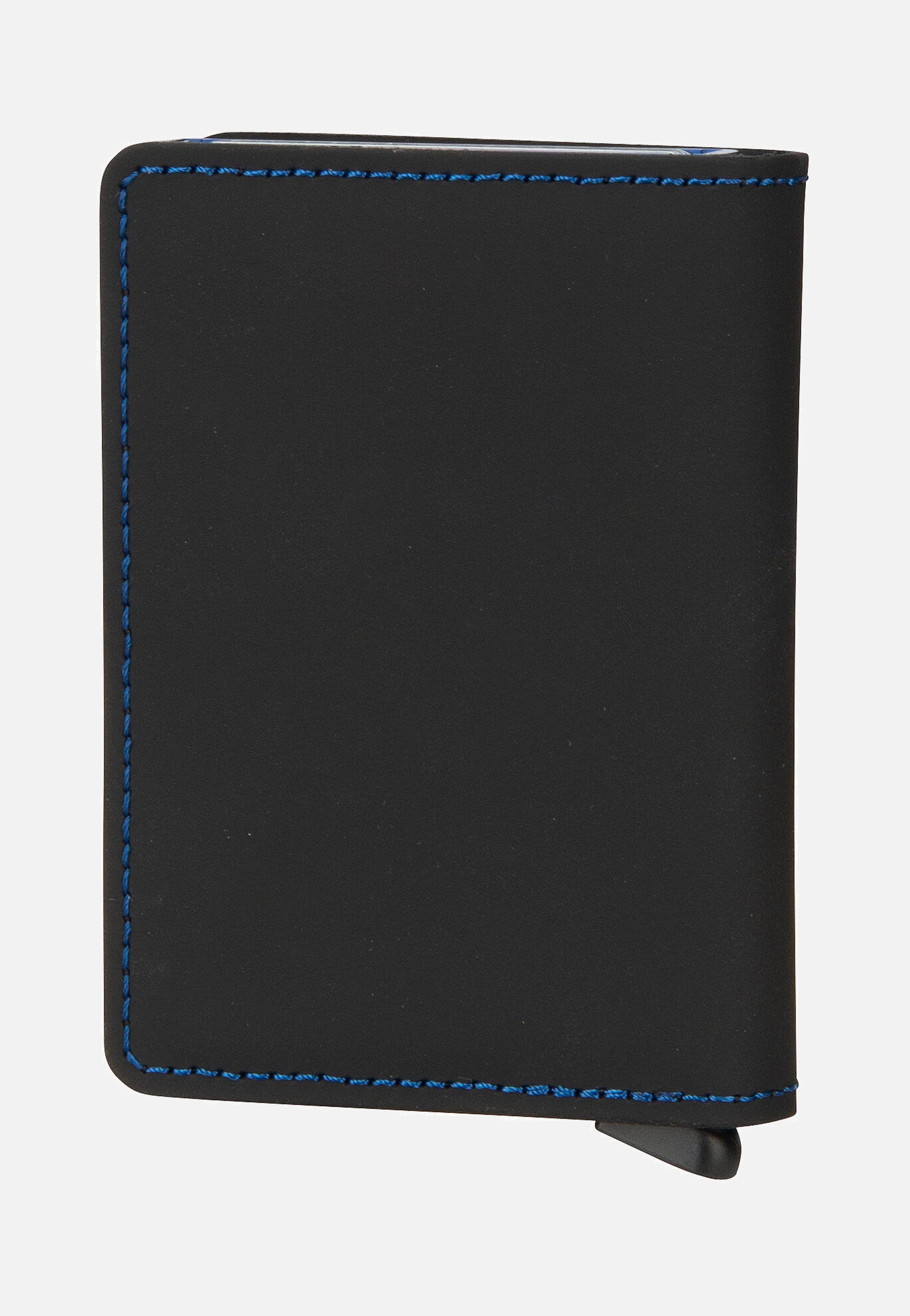 Secrid - Slimwallet Matte Black & Blue - Wallet | Neutral-Image