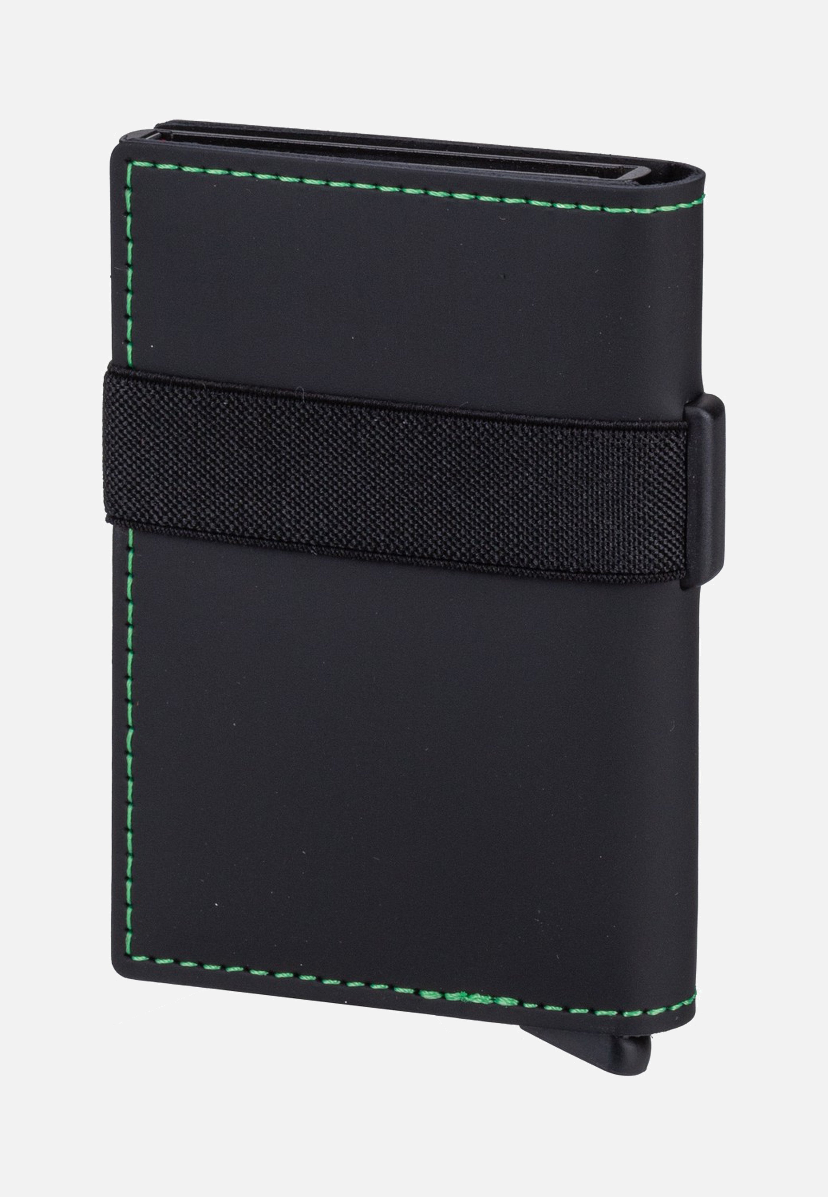 Secrid Bandwallet Matte Black & Green Portemonnaie