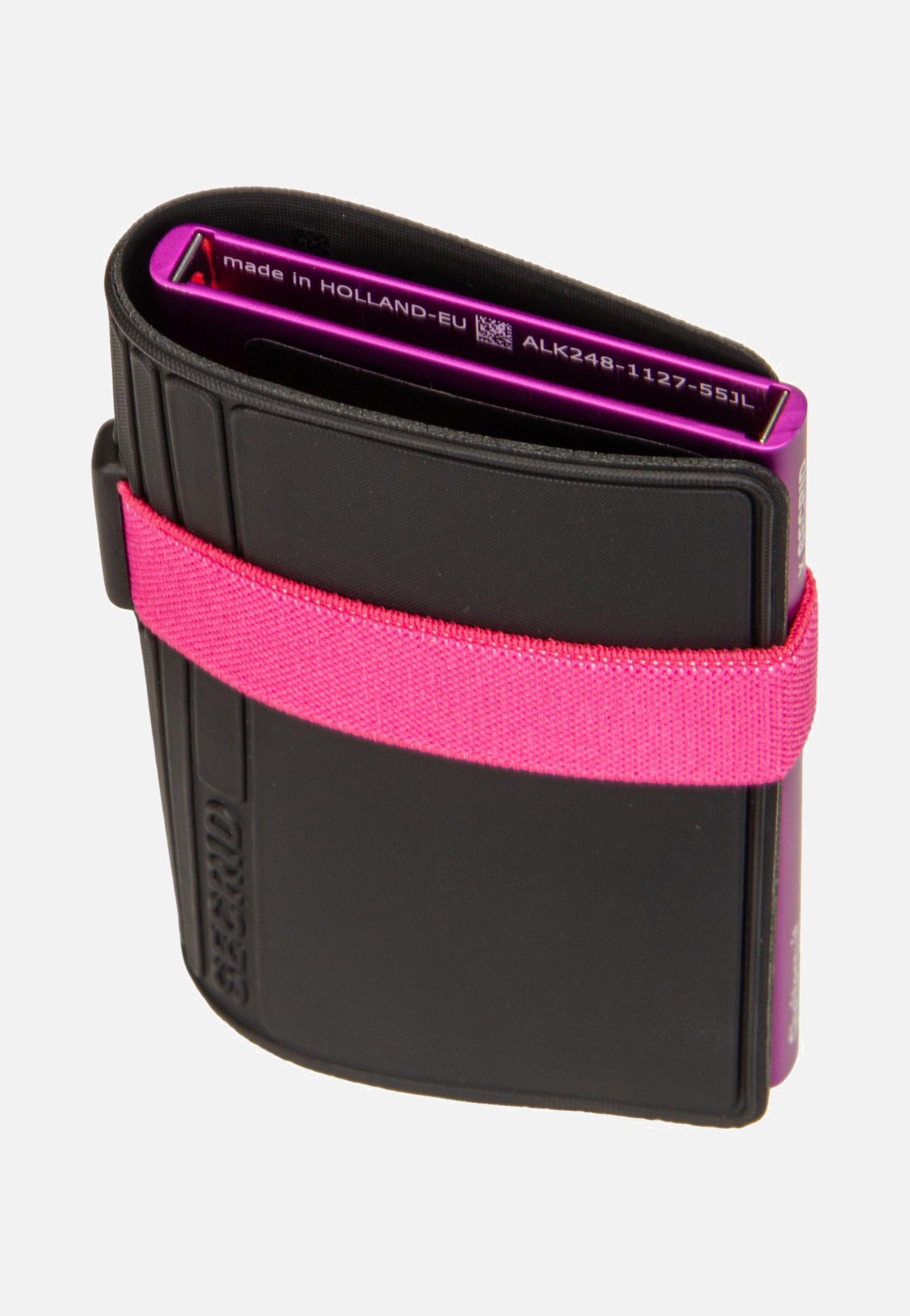 Secrid - Bandwallet TPU Sheltersuit Black-Fuchsia - Wallet | Neutral-Image