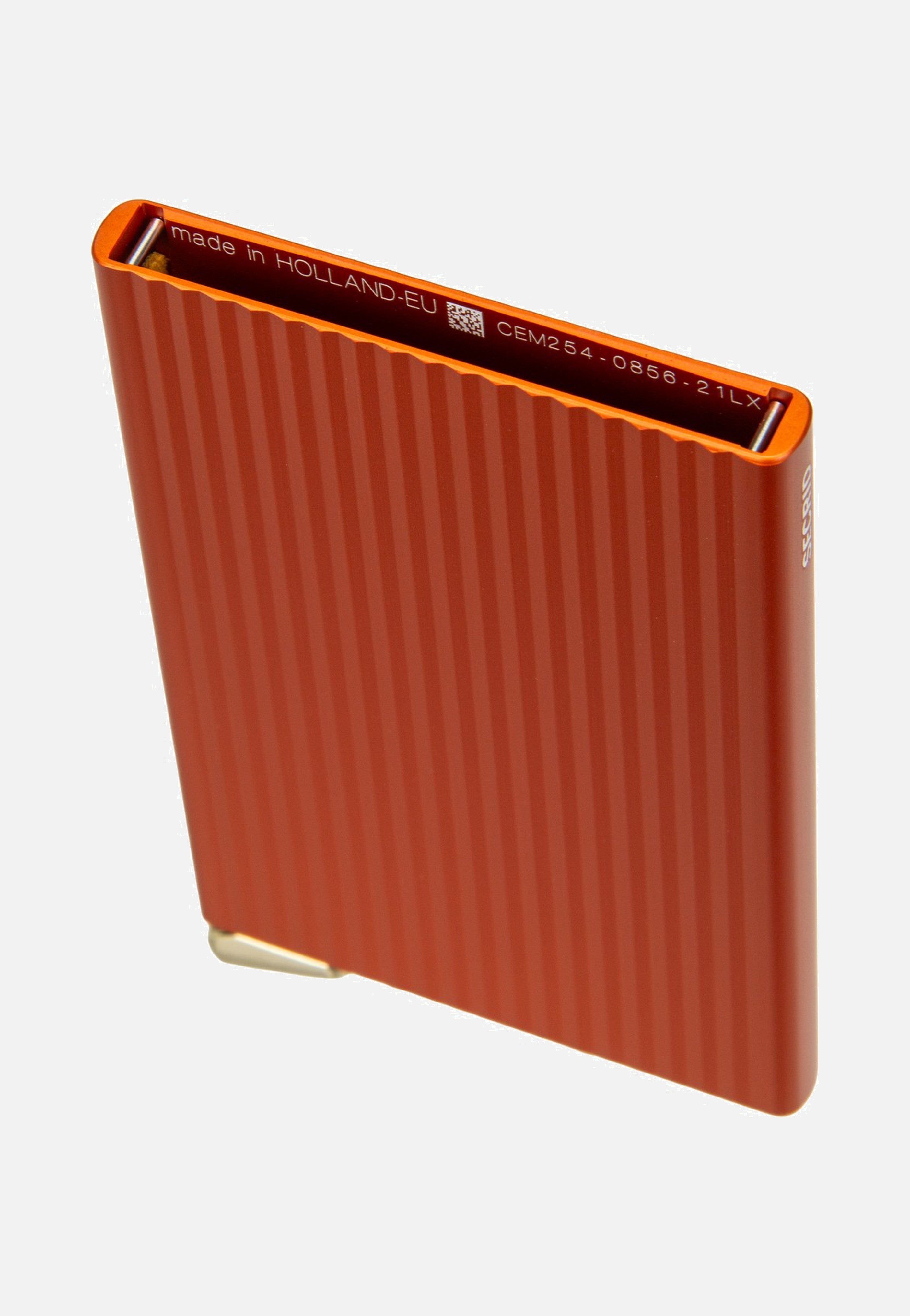 Secrid Cardprotector Fluted Orange+ Card Holder
