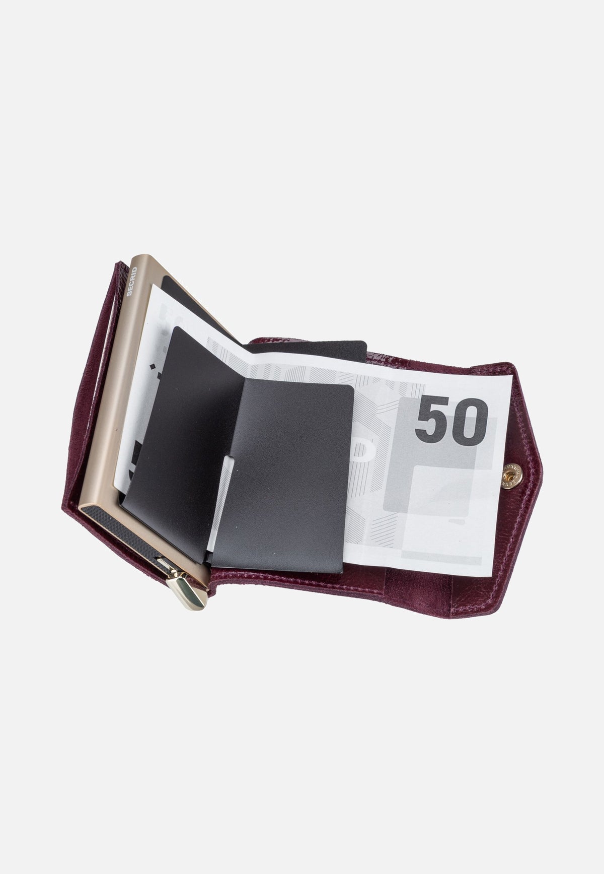Secrid Envelope Naplak Plum+ Portemonnaie