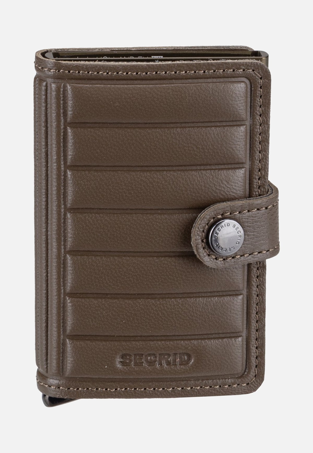 Secrid Miniwallet Emboss Lines Cedar+ Portemonnaie