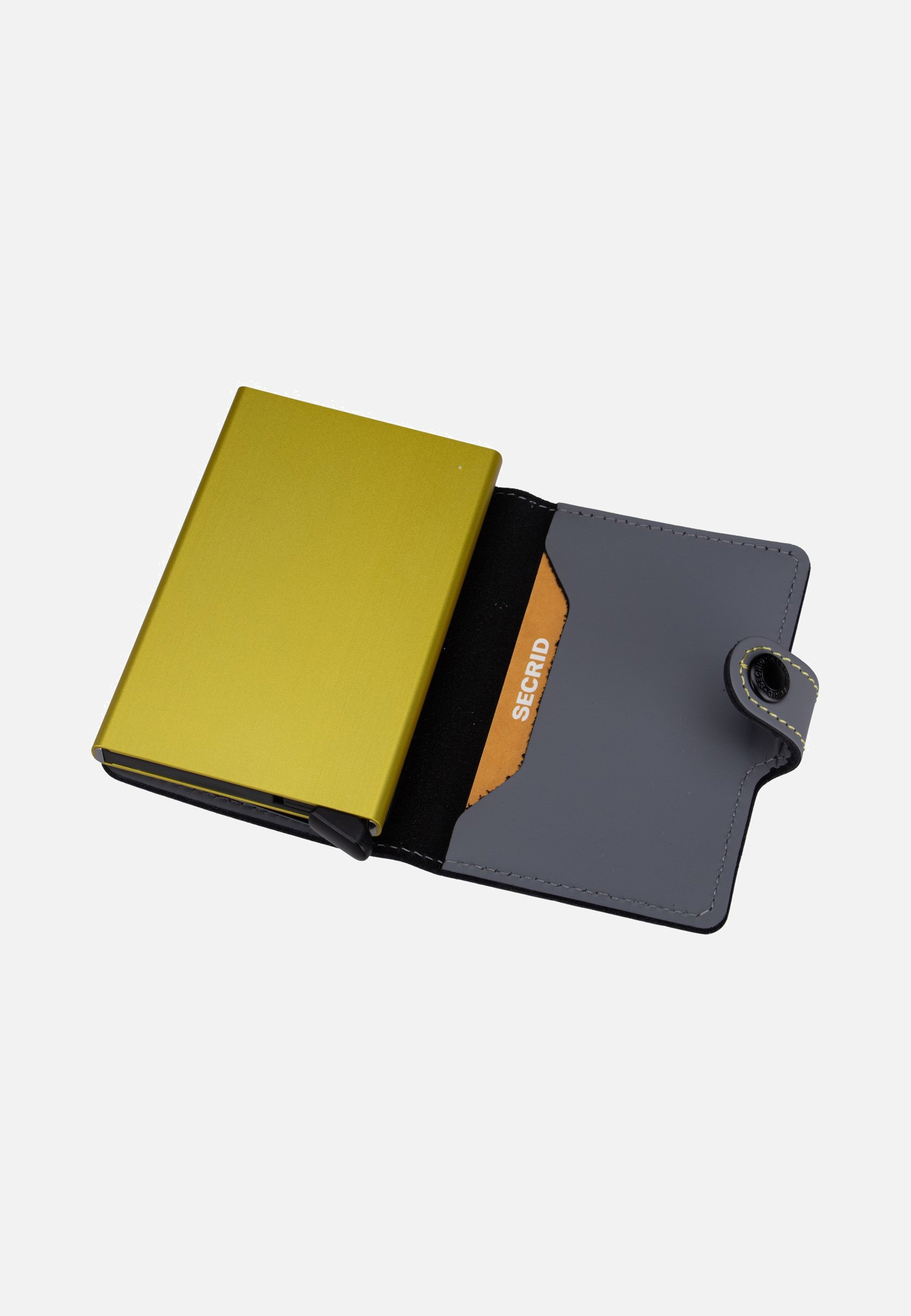 Secrid Miniwallet Matte Grey-Lime Portemonnaie
