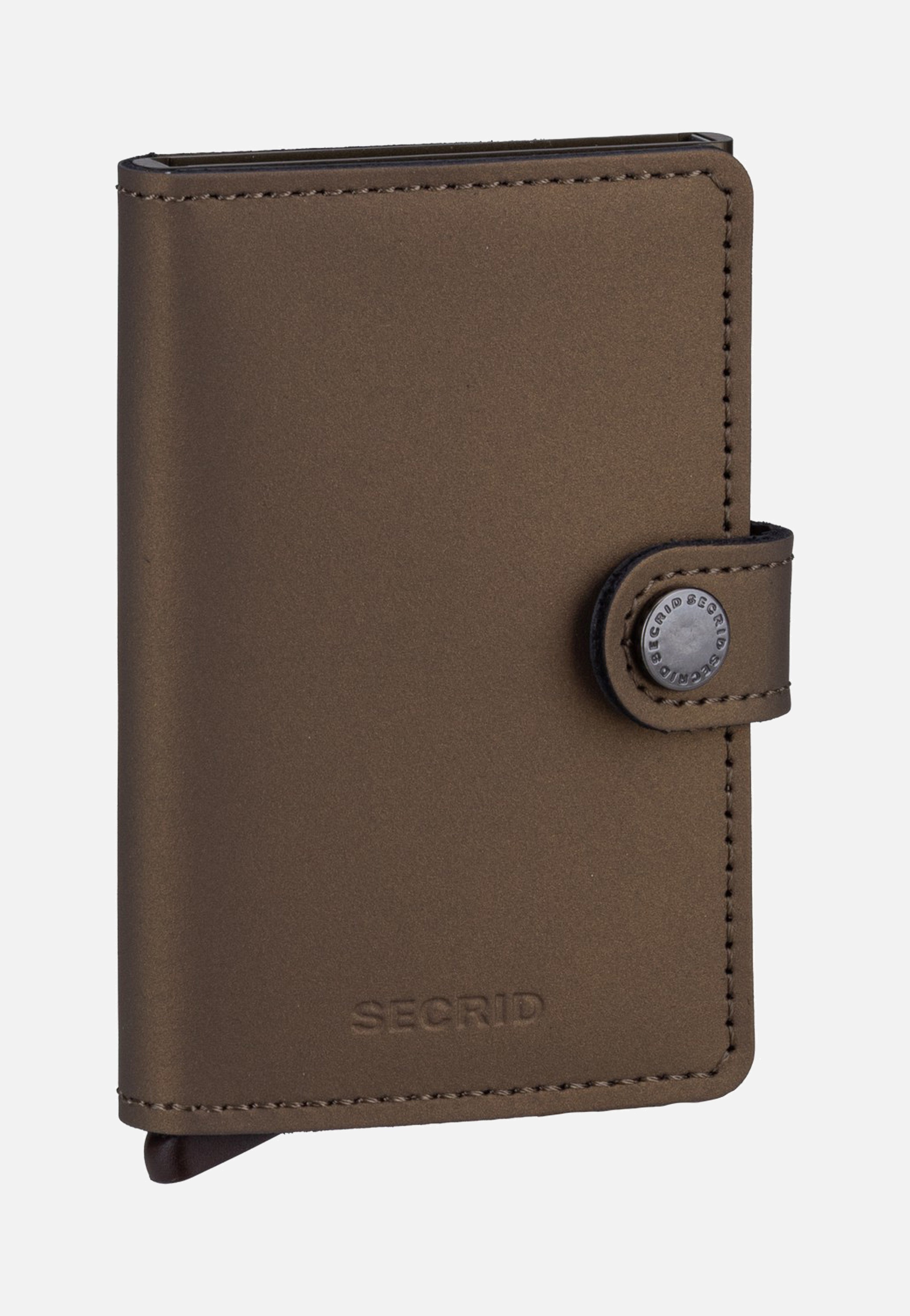 Secrid Miniwallet Matte Satin Bronze Portemonnaie