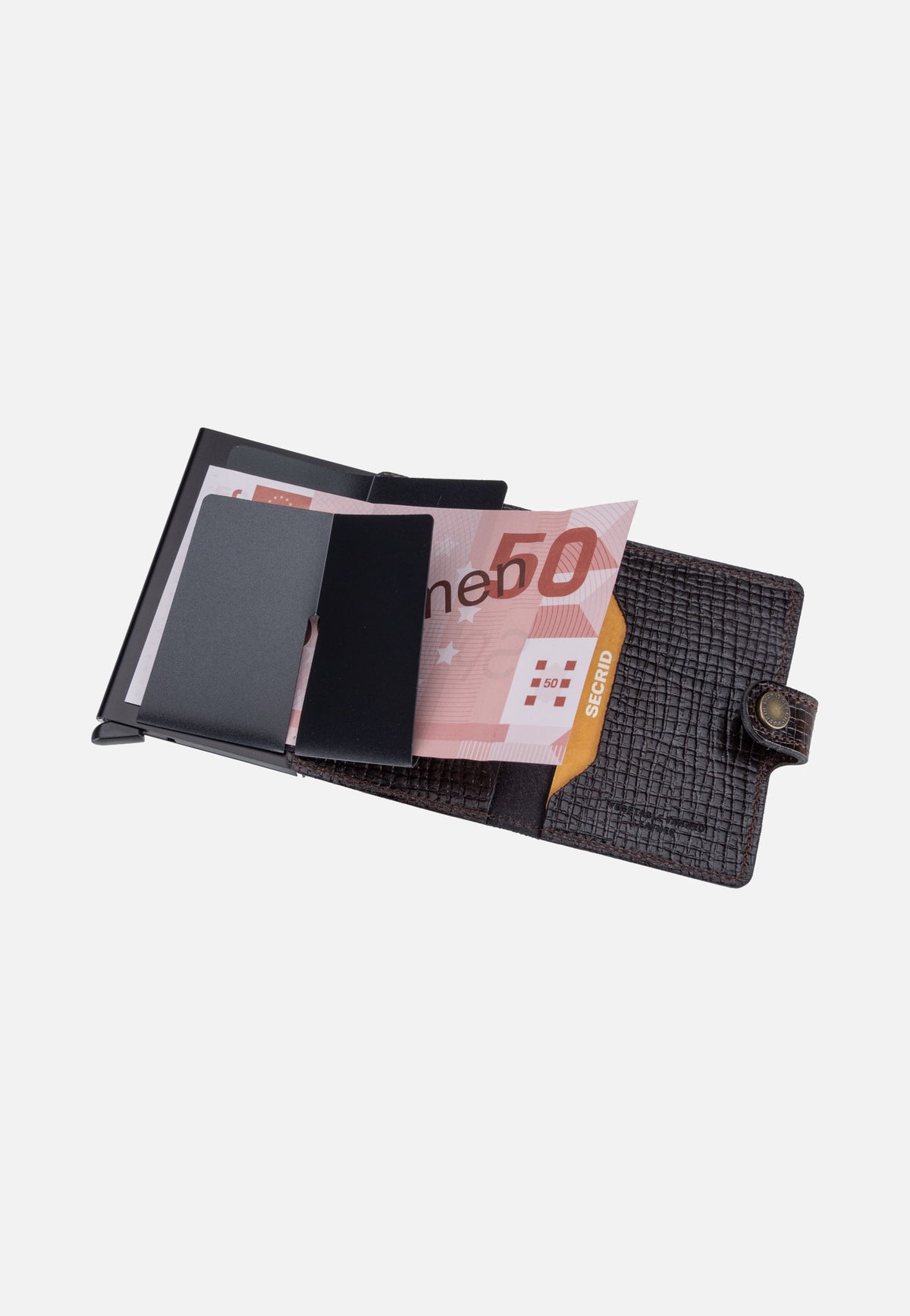 Secrid Miniwallet Palmellato Brown Portemonnaie