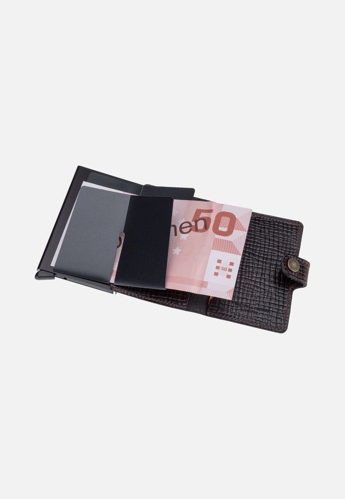 Secrid Miniwallet Palmellato Brown Portemonnaie
