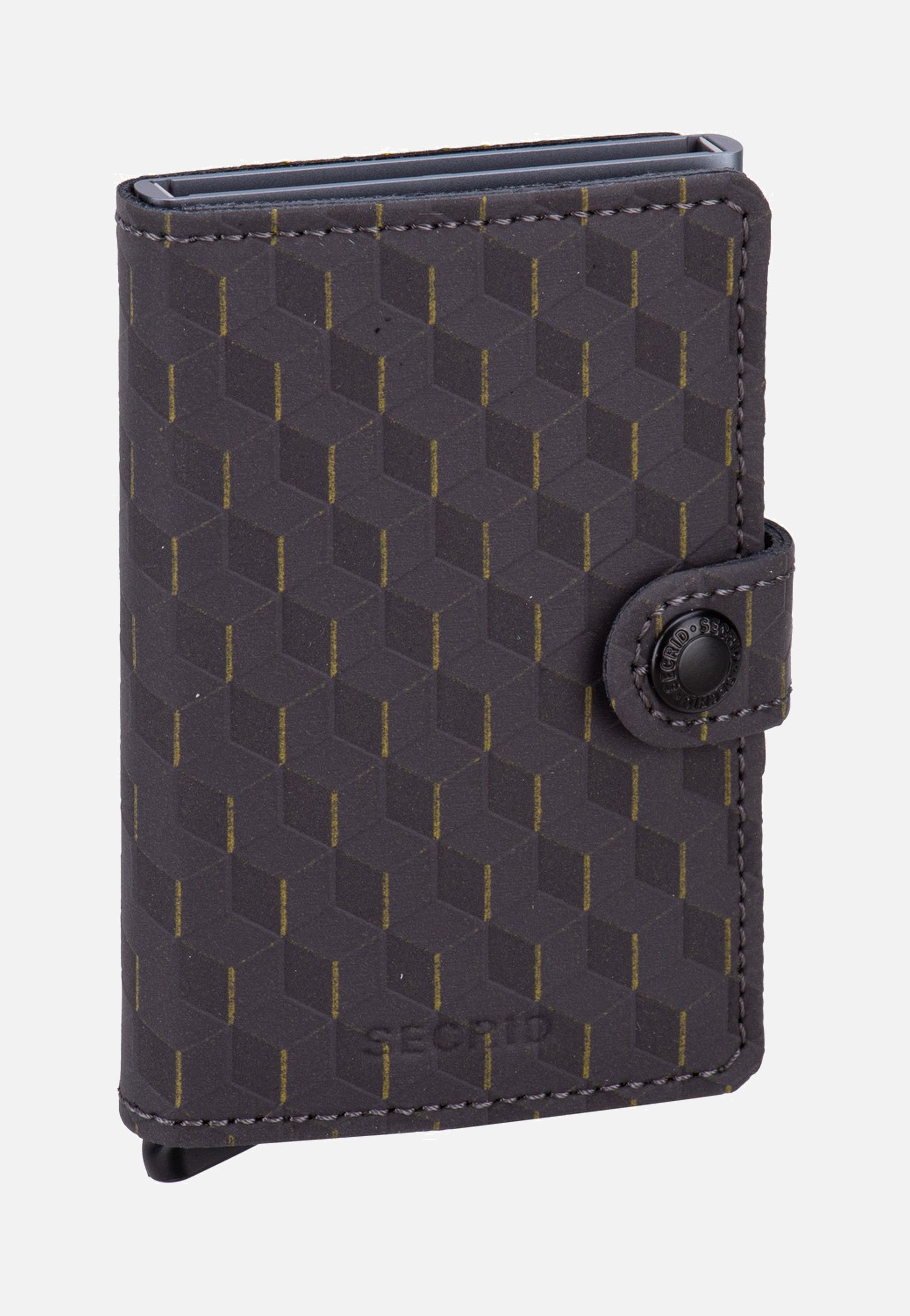 Secrid Miniwallet Optical Grey-Yellow Portemonnaie