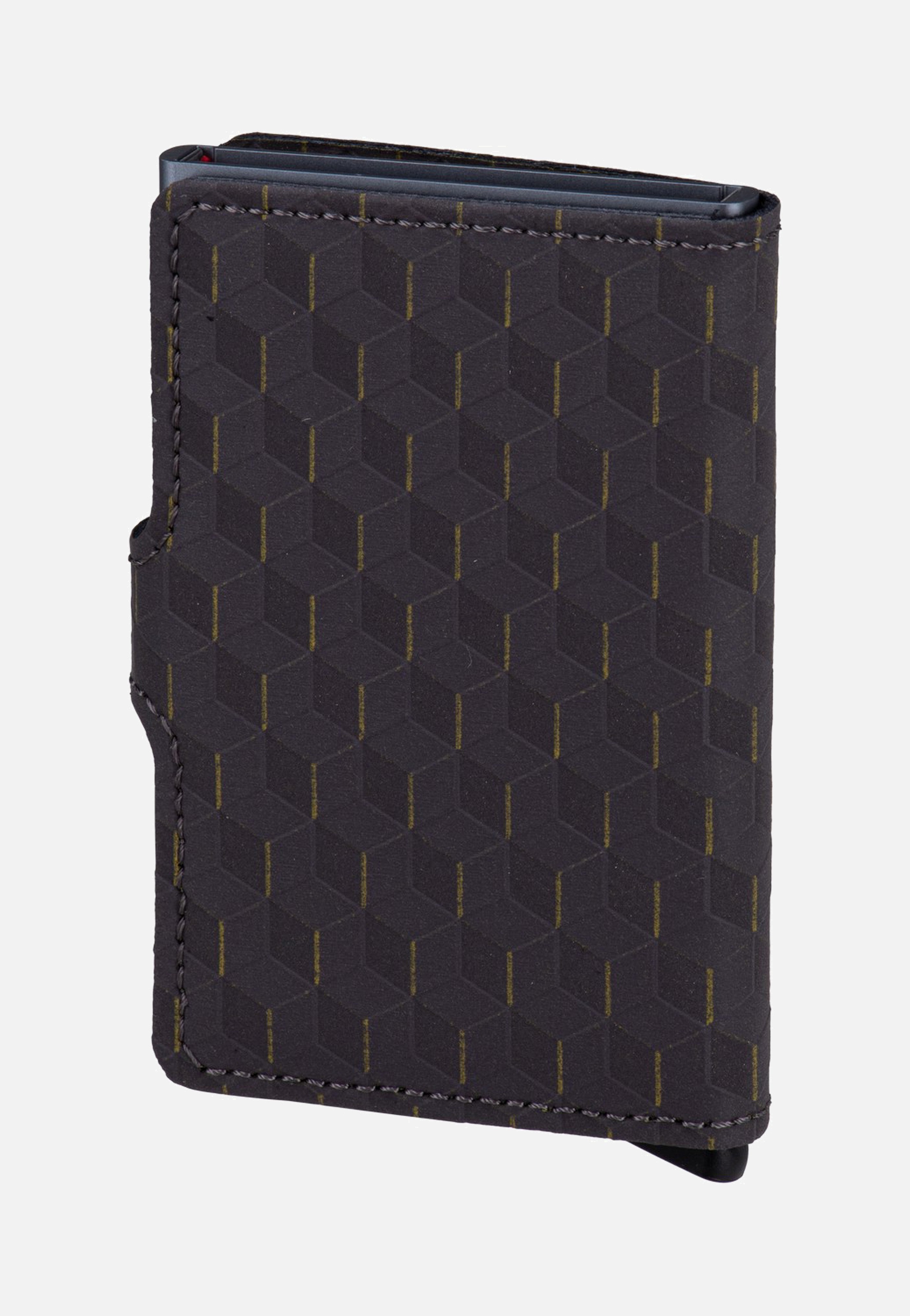 Secrid Miniwallet Optical Grey-Yellow Portemonnaie