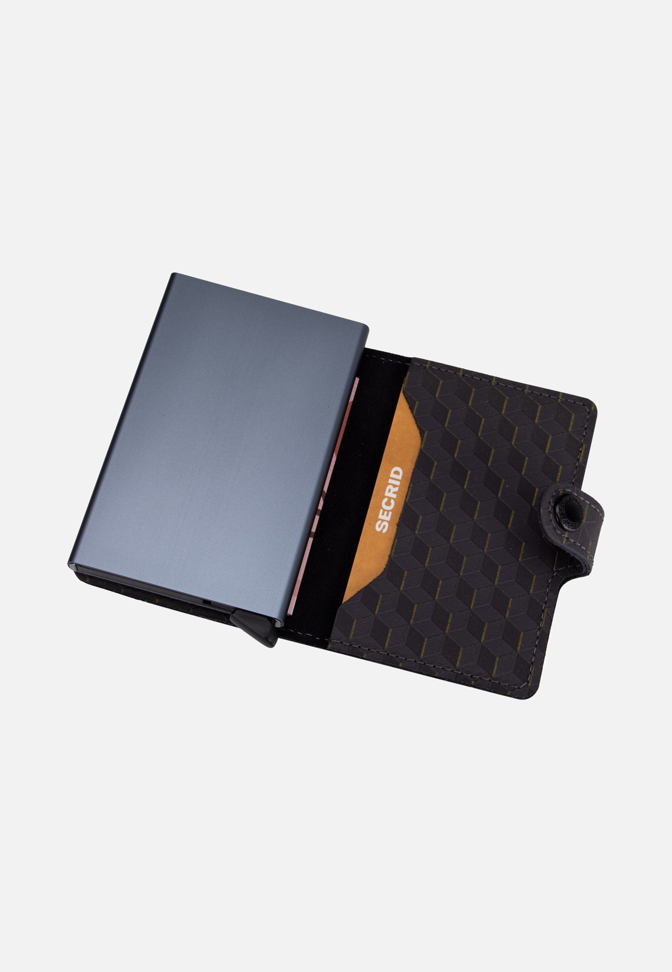 Secrid Miniwallet Optical Grey-Yellow Portemonnaie